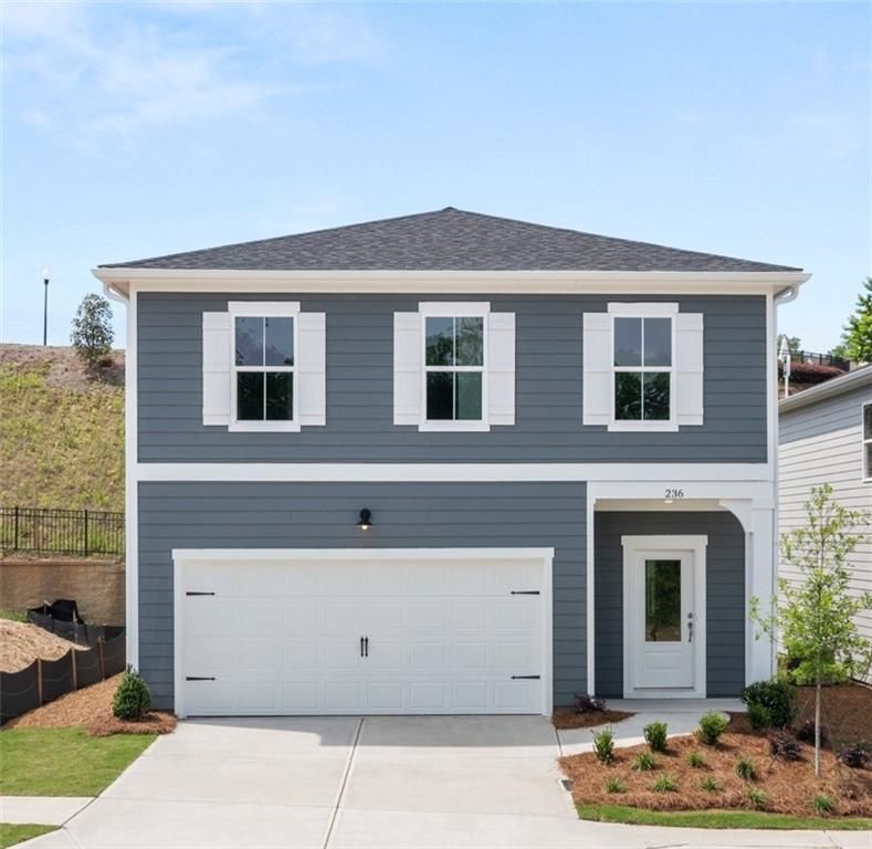 Exterior view of Davidson Homes' New Home at 236 Black Walnut Way