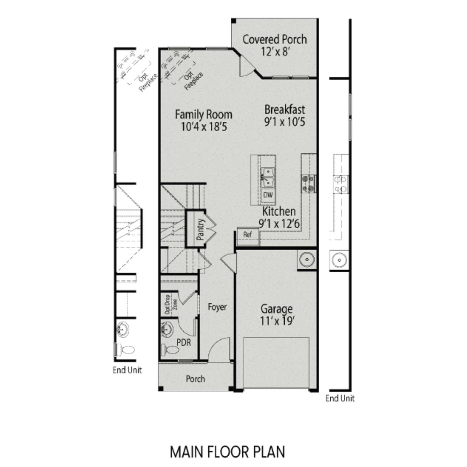 1 - The Graham Exterior buildable floor plan layout in Davidson Homes Homes' Springvale community.