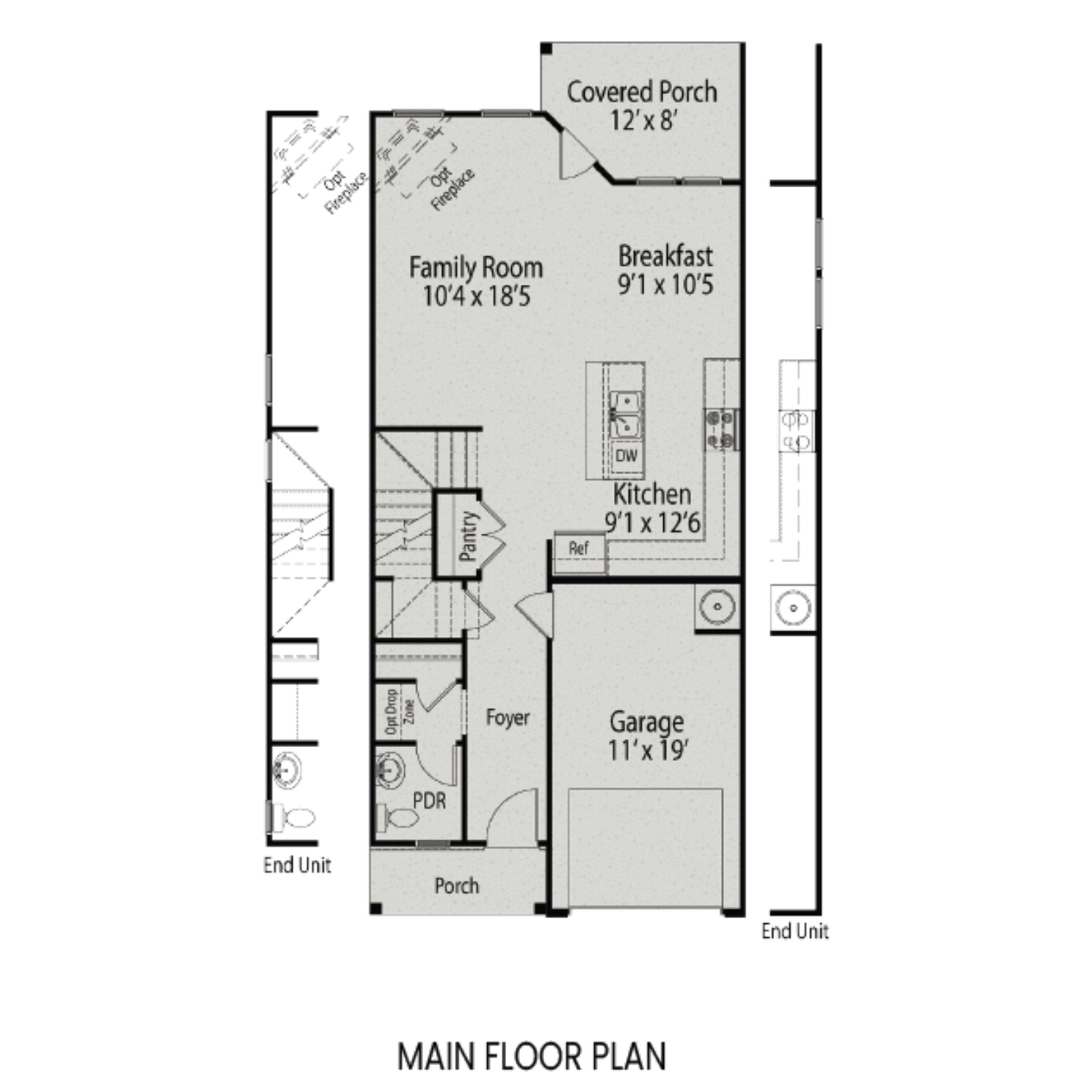1 - The Graham Exterior buildable floor plan layout in Davidson Homes Homes' Springvale community.