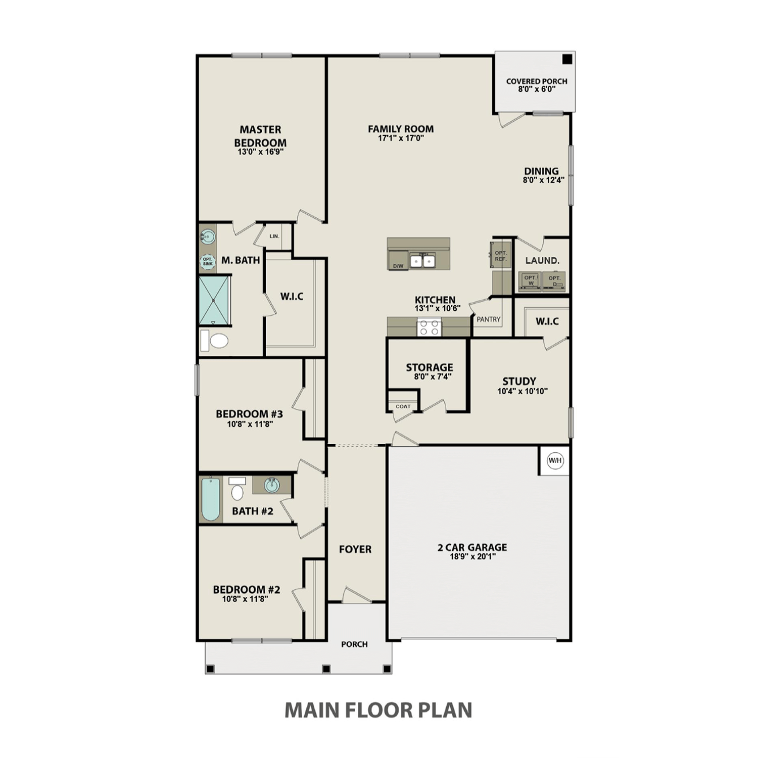 Davidson Homes' The Daphne B Floor Plan