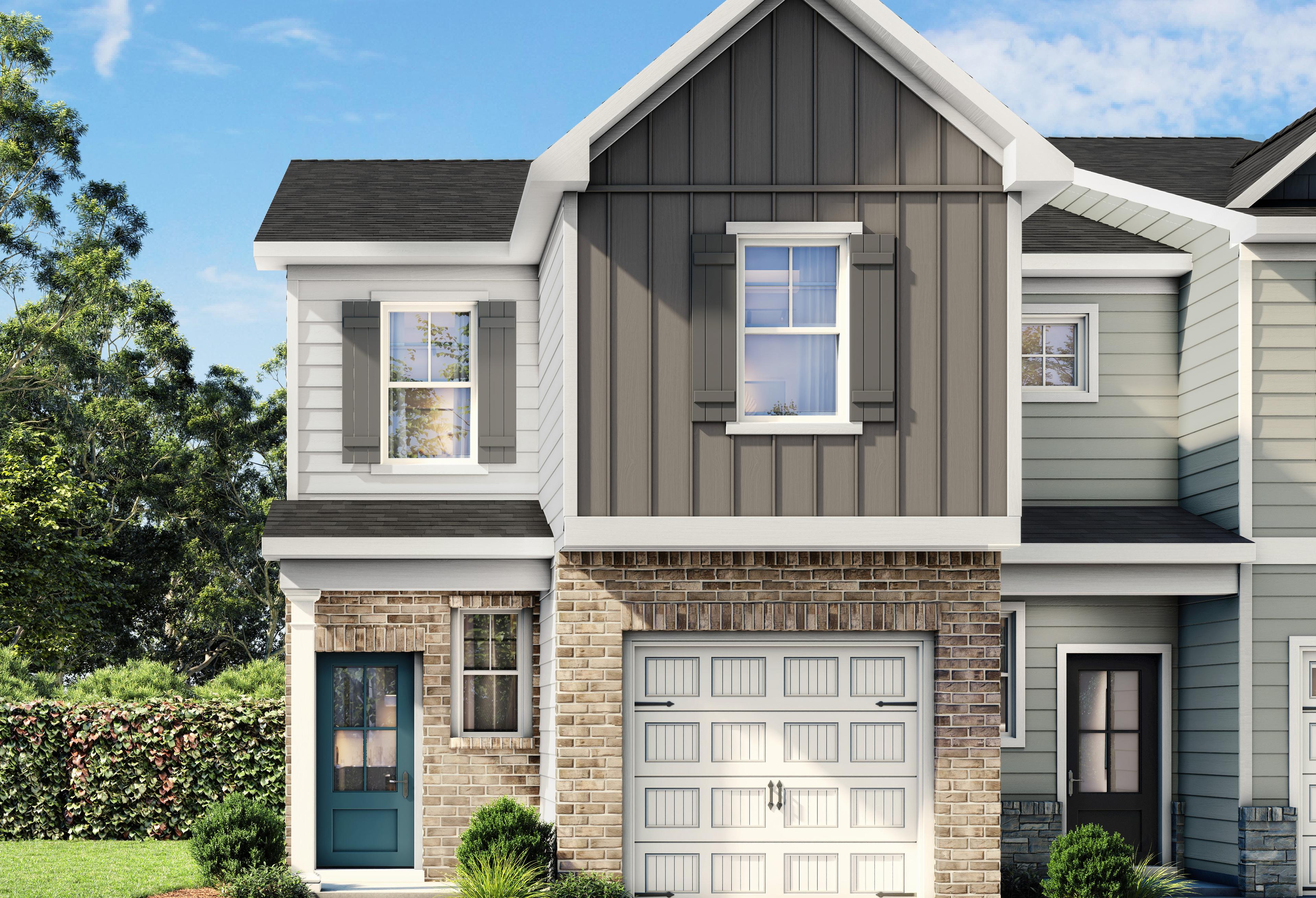 Exterior view of Davidson Homes' The Wilmington II A Floor Plan