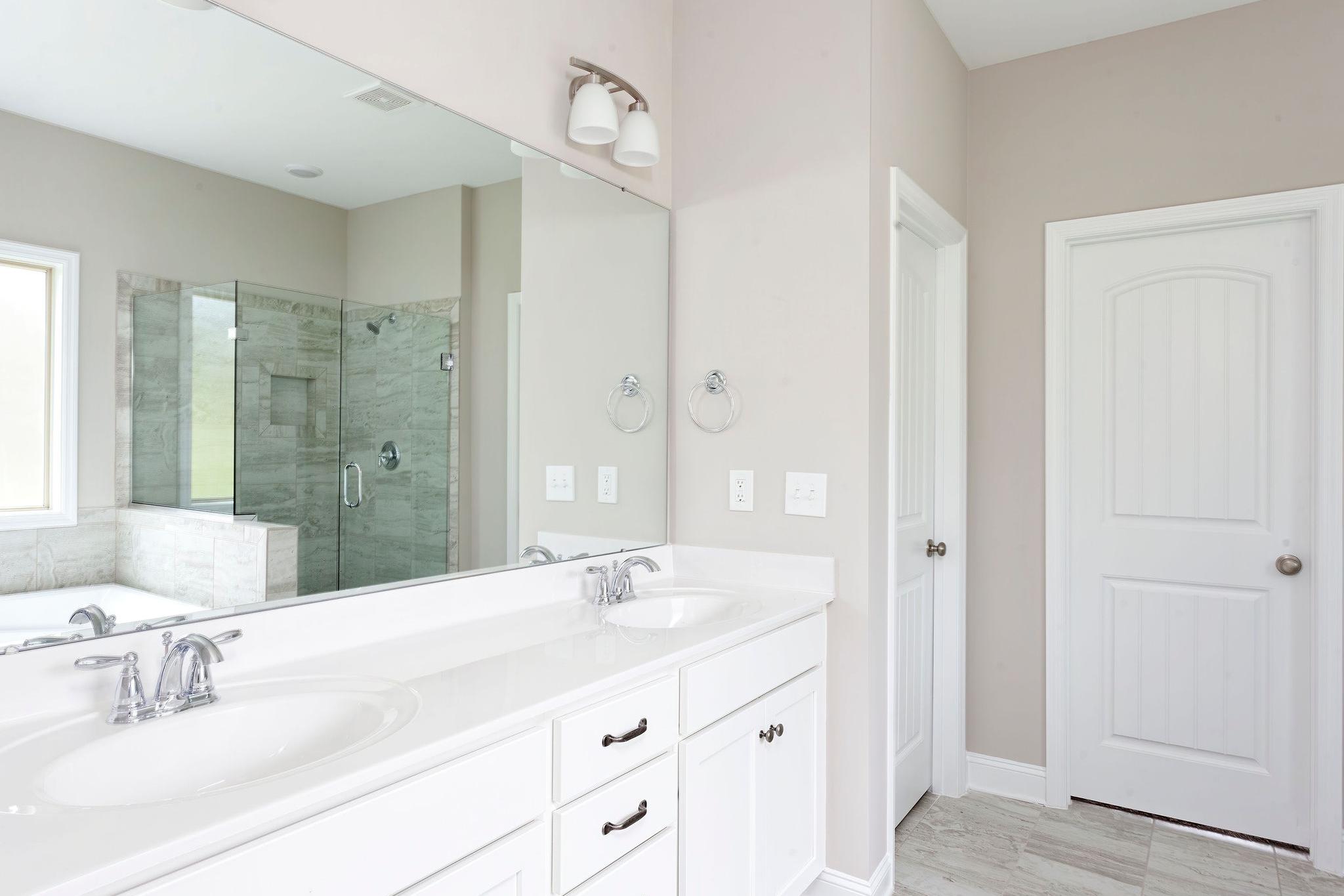 Davidson Homes The Emory Floor Plan Master Bathroom with double vanity