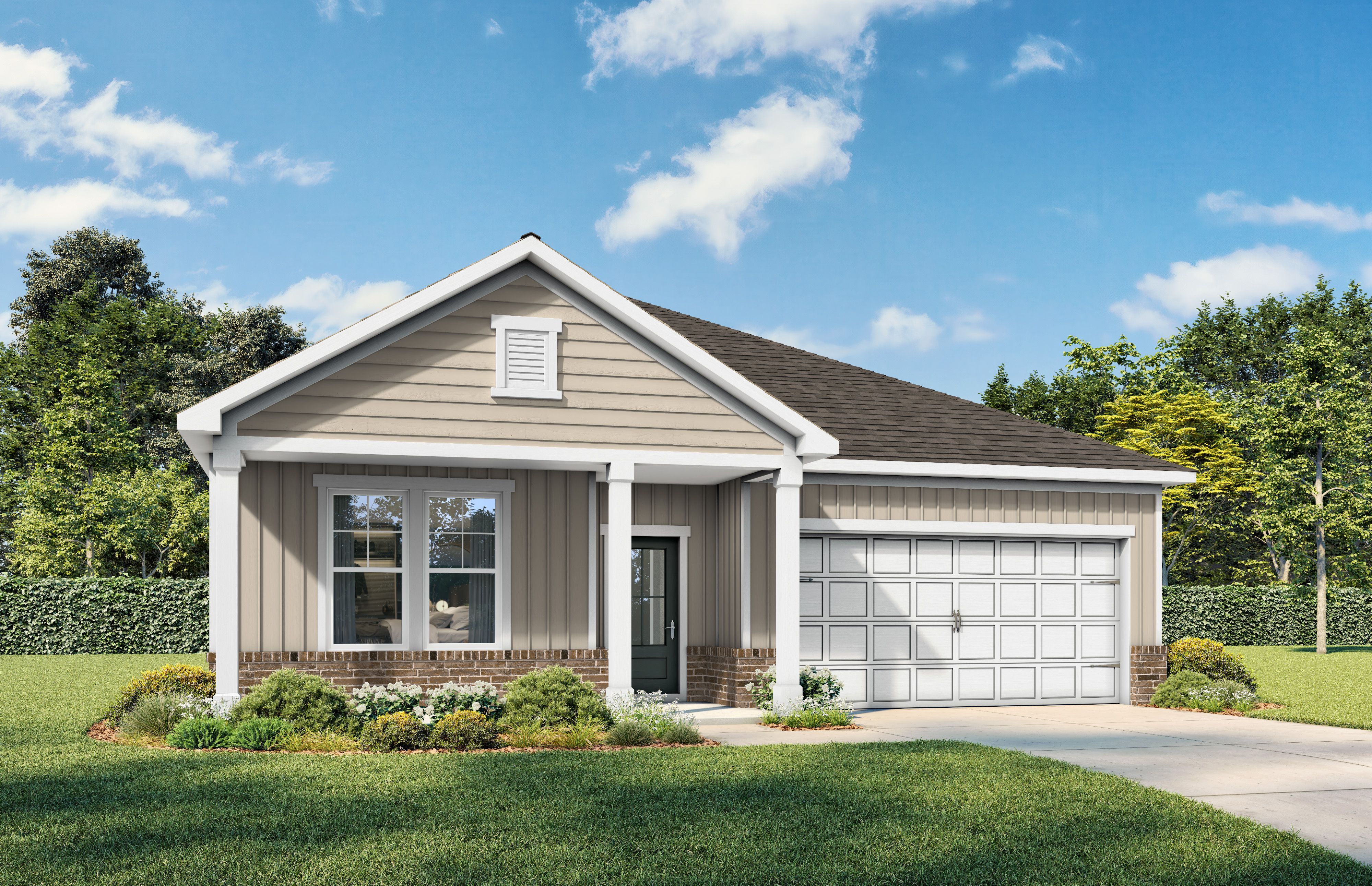 The Laurel K featuring Hardie Board siding