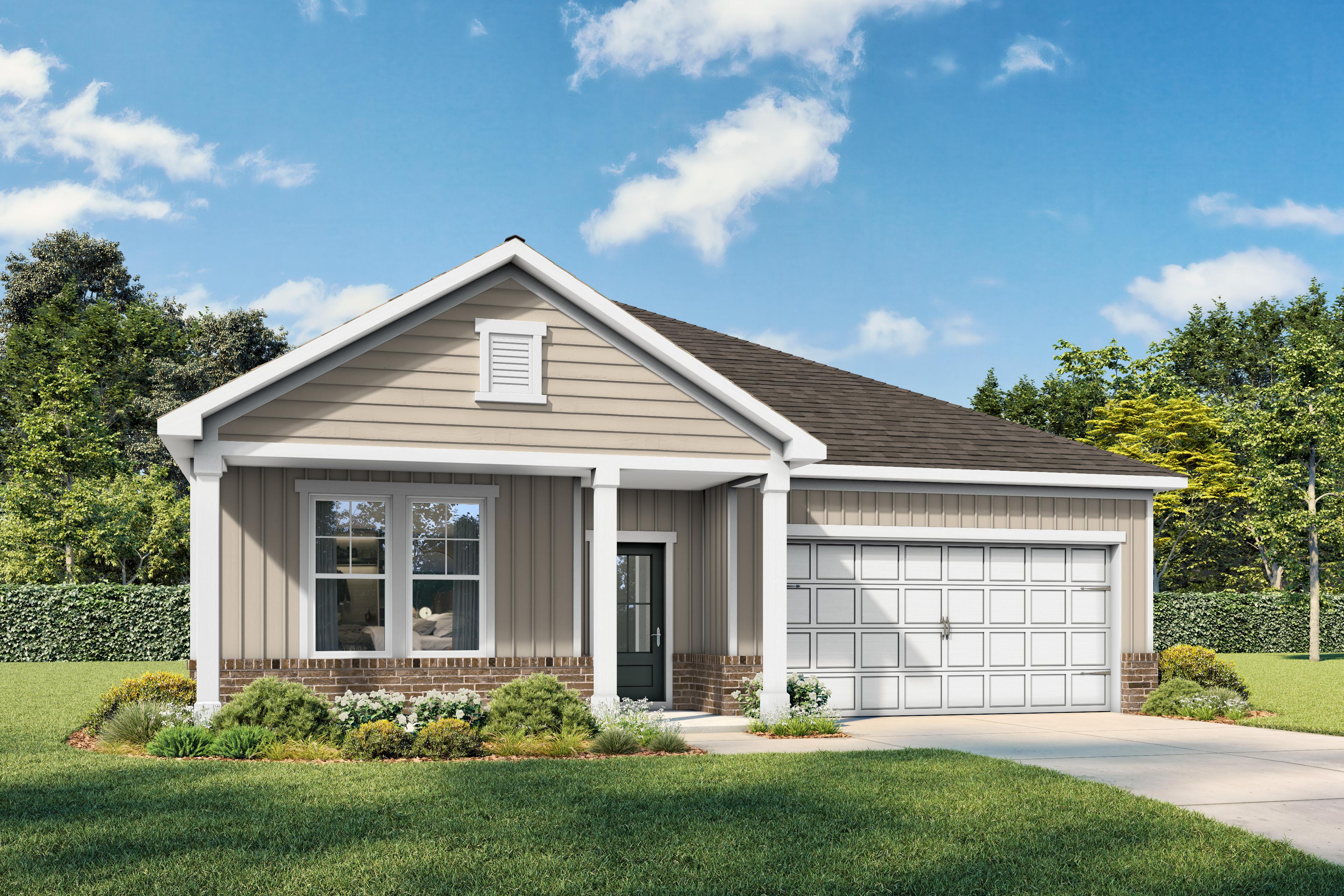 The Laurel K featuring Hardie Board siding