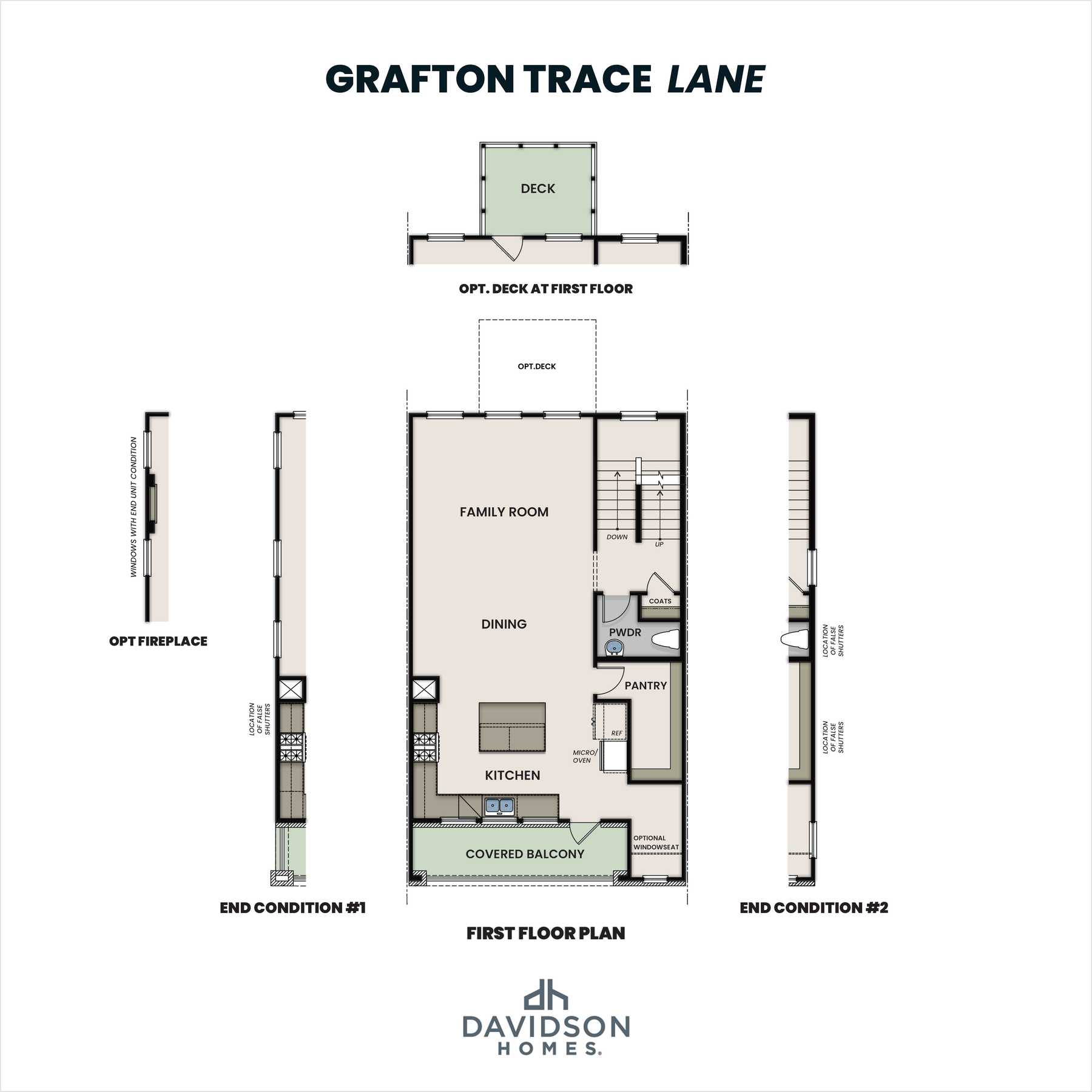 2 - The Lane C buildable floor plan layout in Davidson Homes Homes' Grafton Trace community.