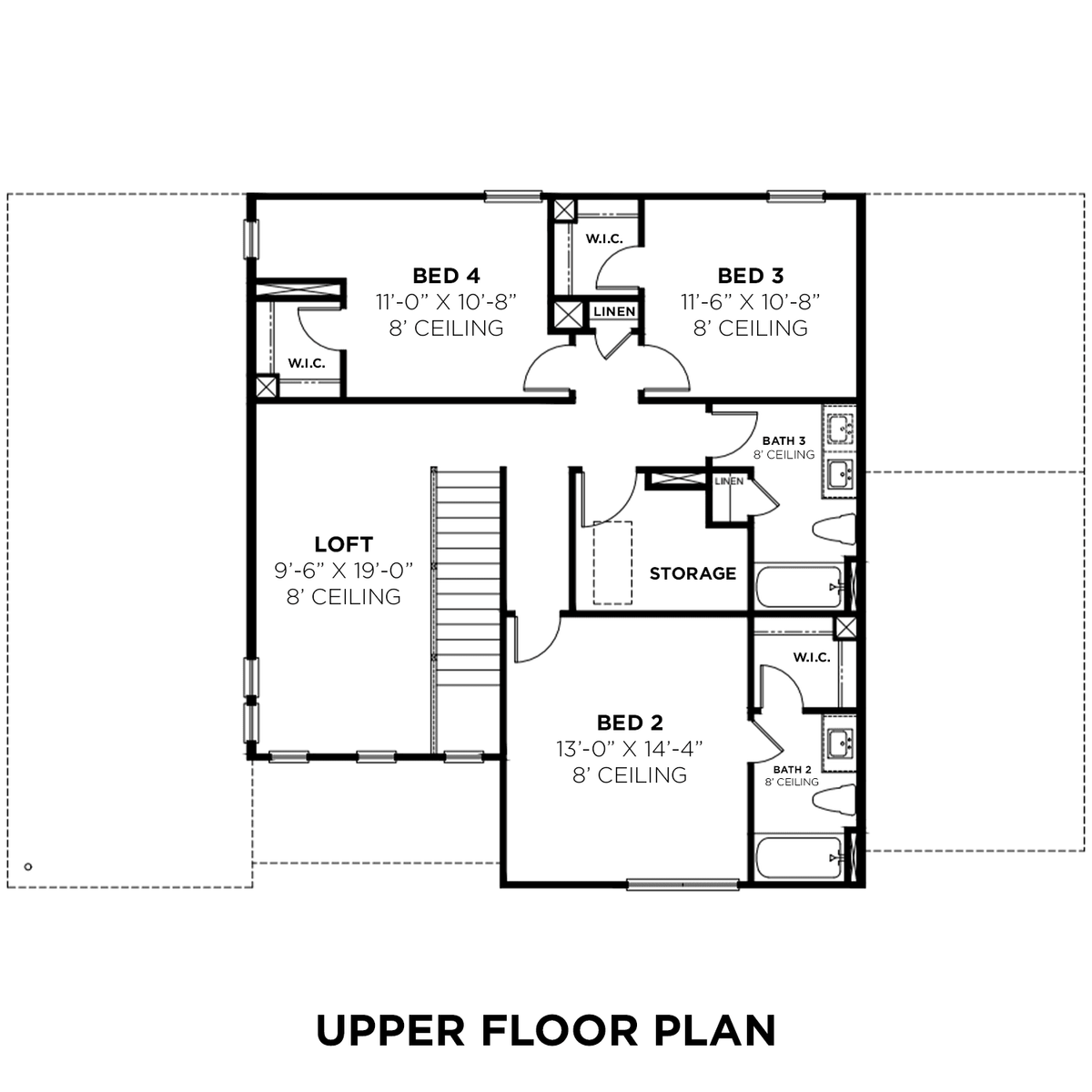 2 - The Stewart A floor plan layout for 2337 Sachi Court in Davidson Homes' Rivers Edge community.