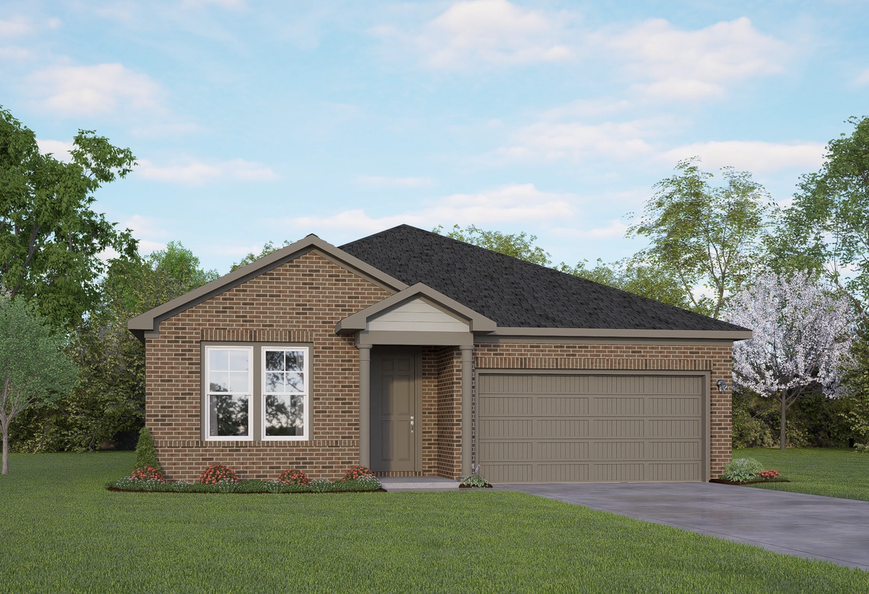 Exterior view of Davidson Homes' The Daphne I Floor Plan