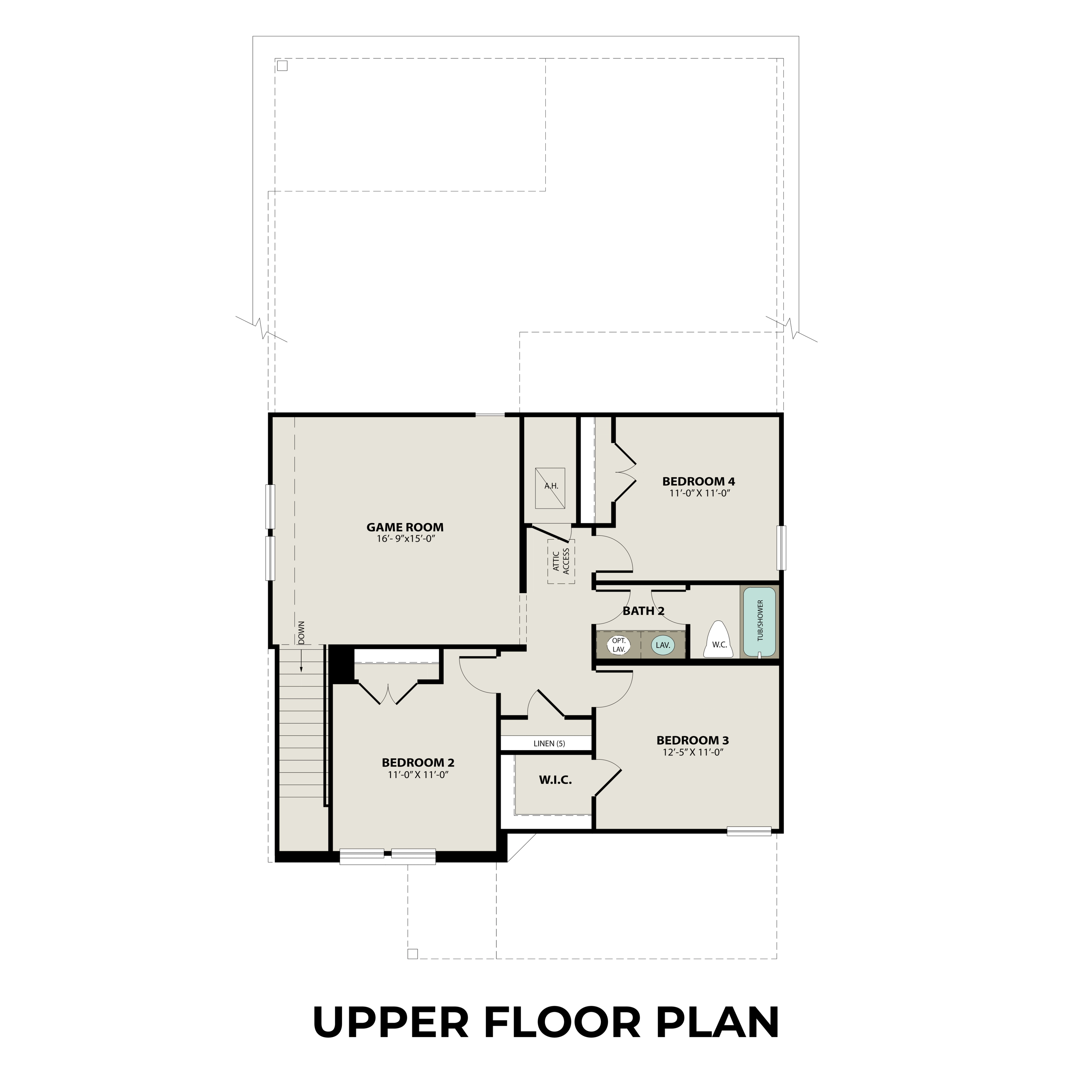 The Tierra A Upper Floor Plan
