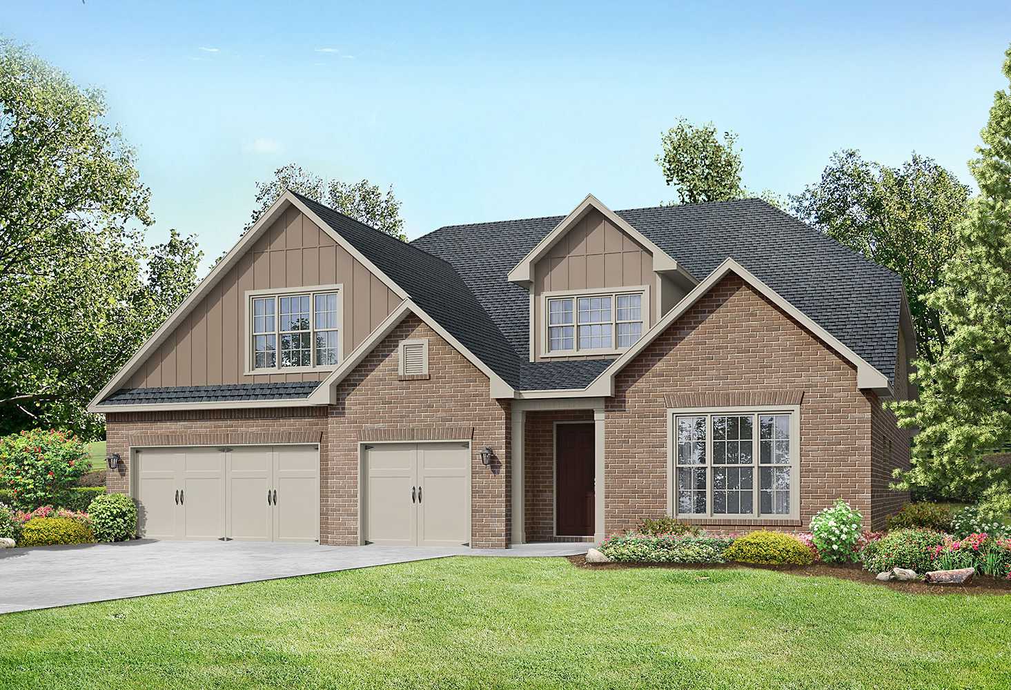 Exterior view of Davidson Homes' The Torrance Floor Plan