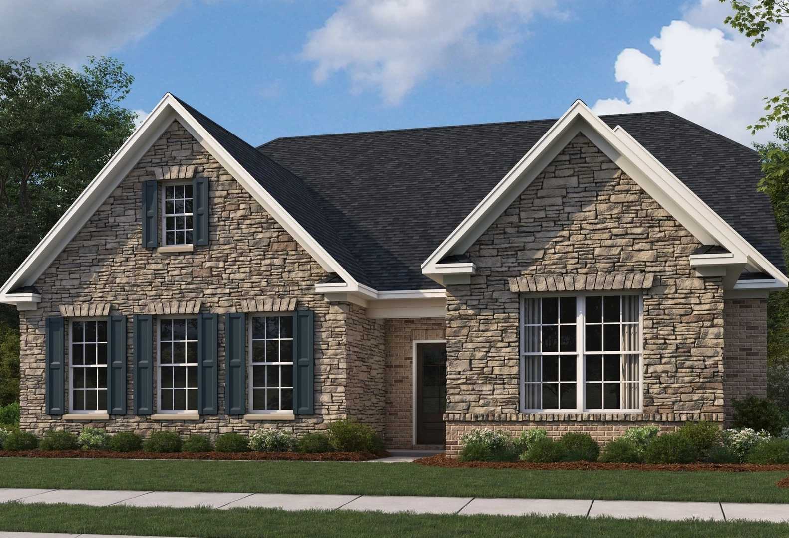 Exterior view of Evermore Homes' The Oxford Floor Plan