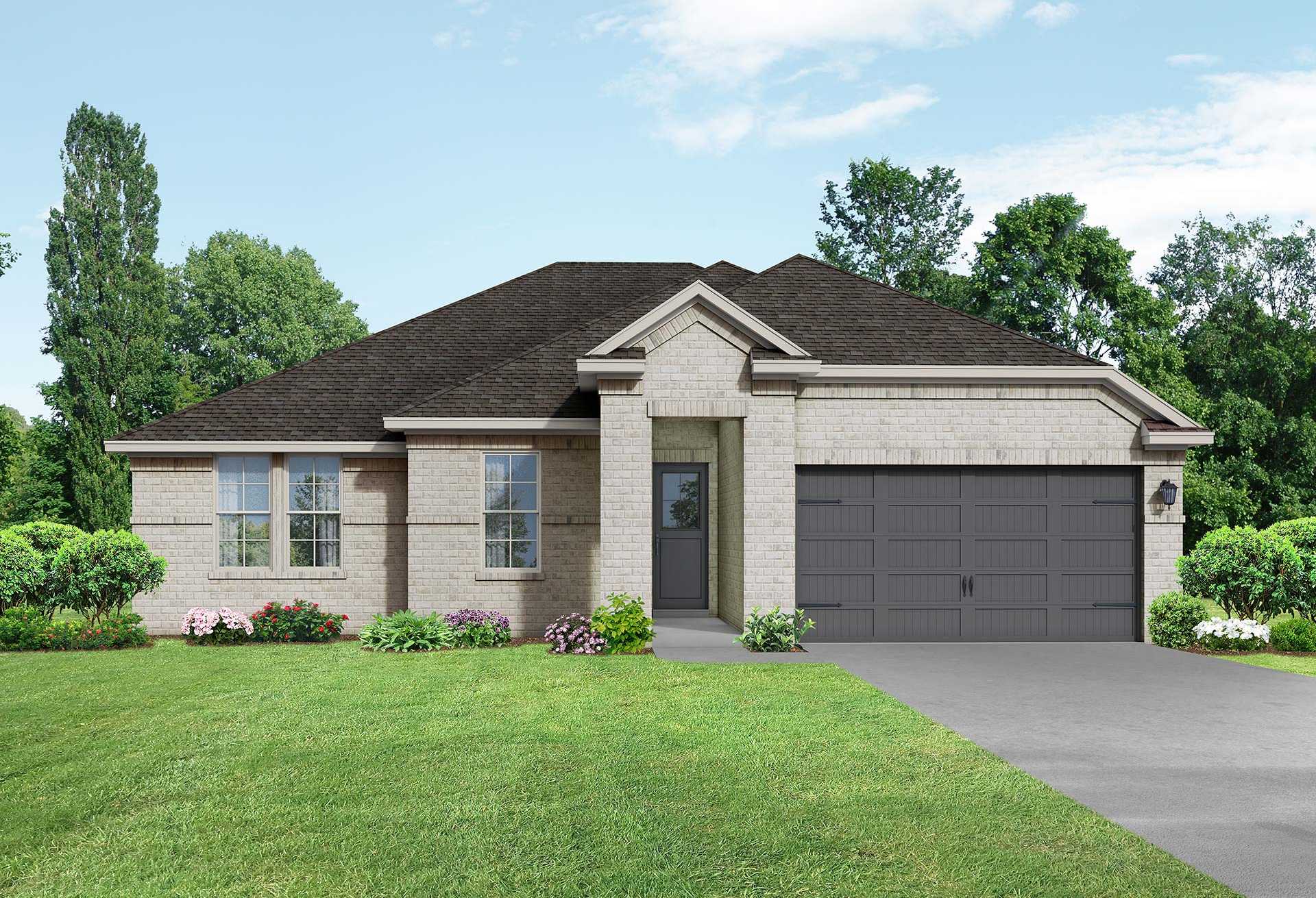 Exterior view of Davidson Homes' The Edward Floor Plan