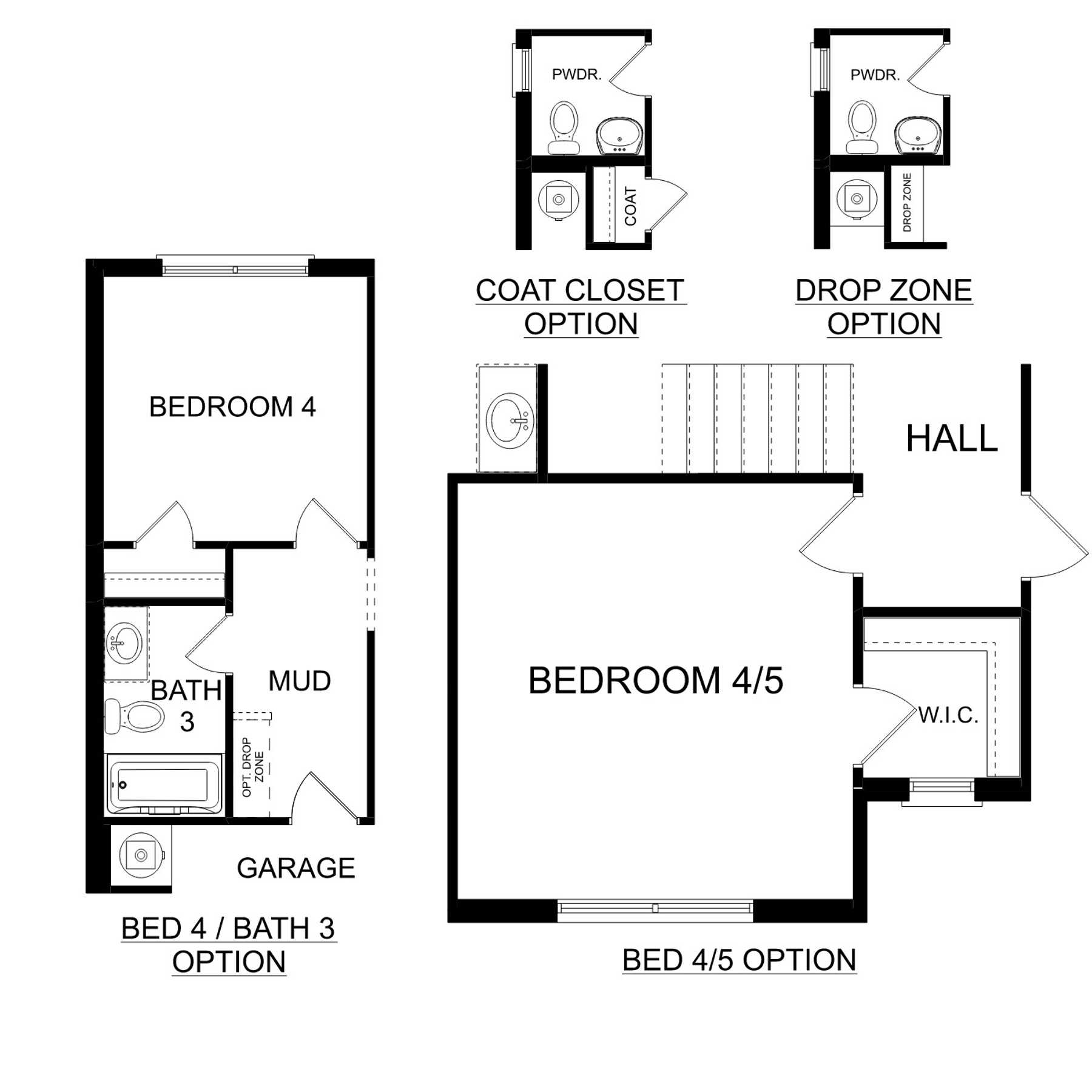 3 - The Shelby D buildable floor plan layout in Davidson Homes Homes' Forest Glen community.