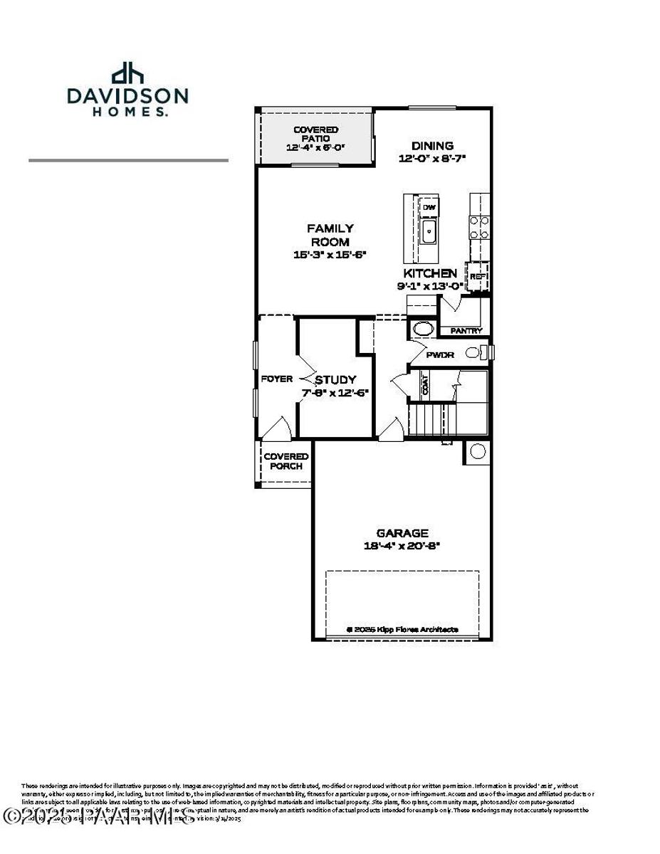 Image 2 of Davidson Homes' New Home at 6141 Lonesome Drive