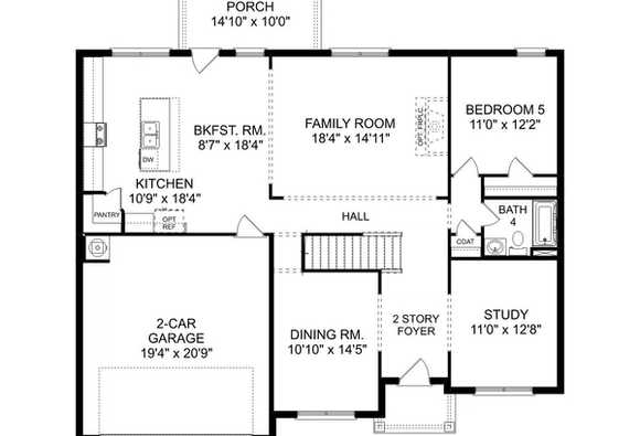 Image 2 of Davidson Homes' New Home at 225 White Horse Way