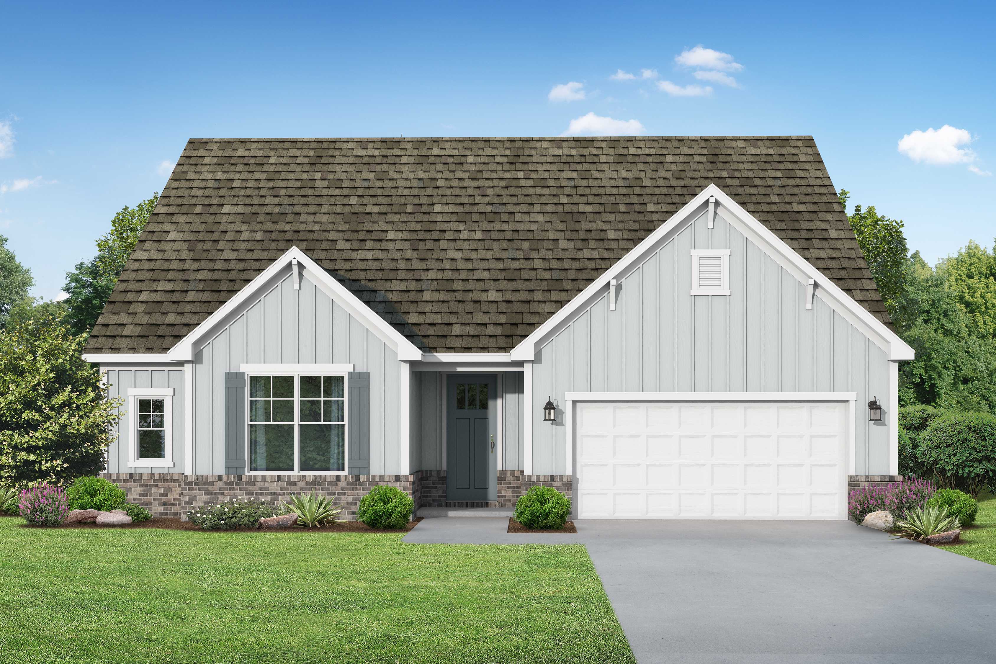 The Montgomery D by Davidson Homes with Hardie Siding