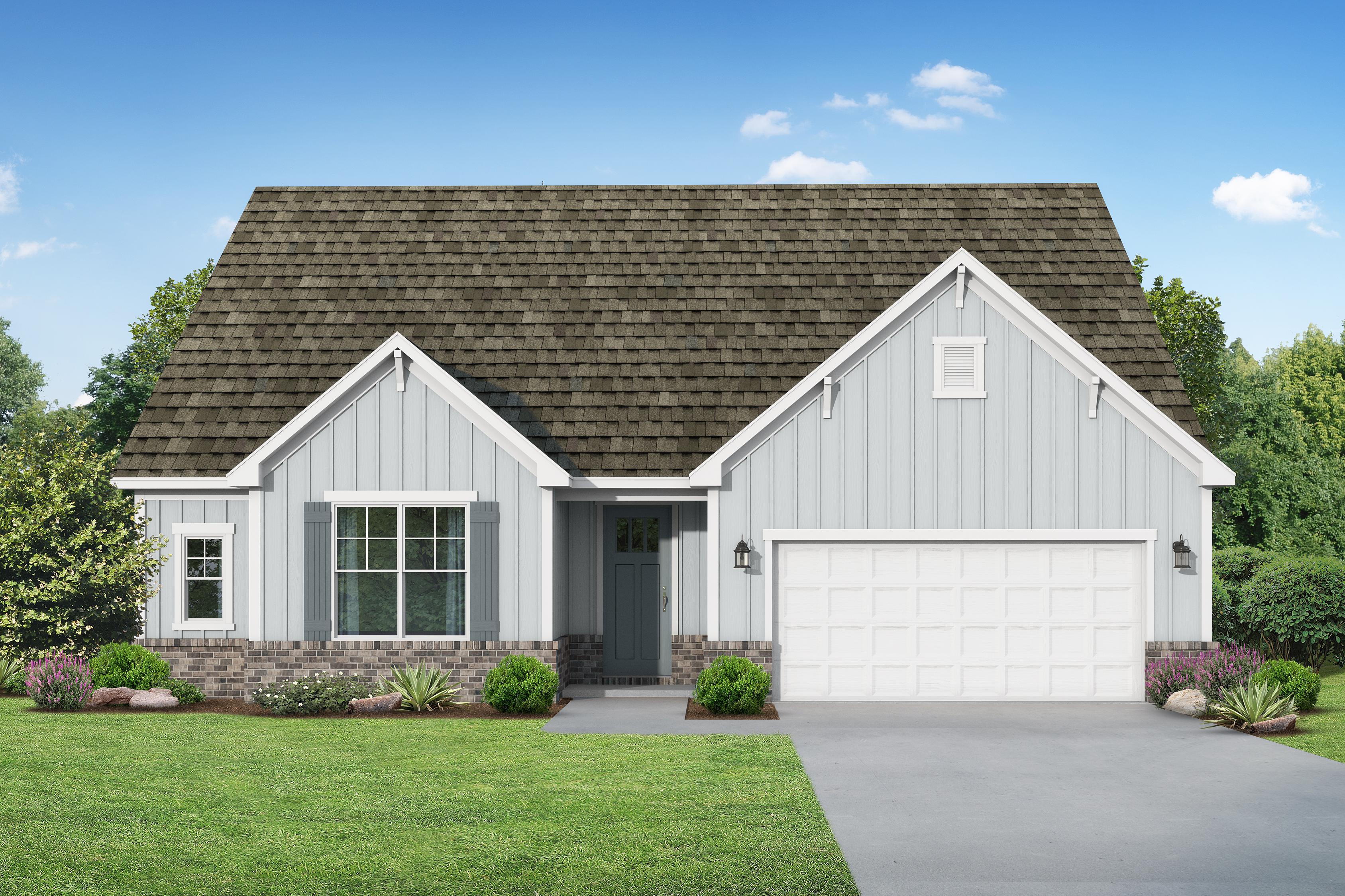 The Montgomery D by Davidson Homes with Hardie Siding