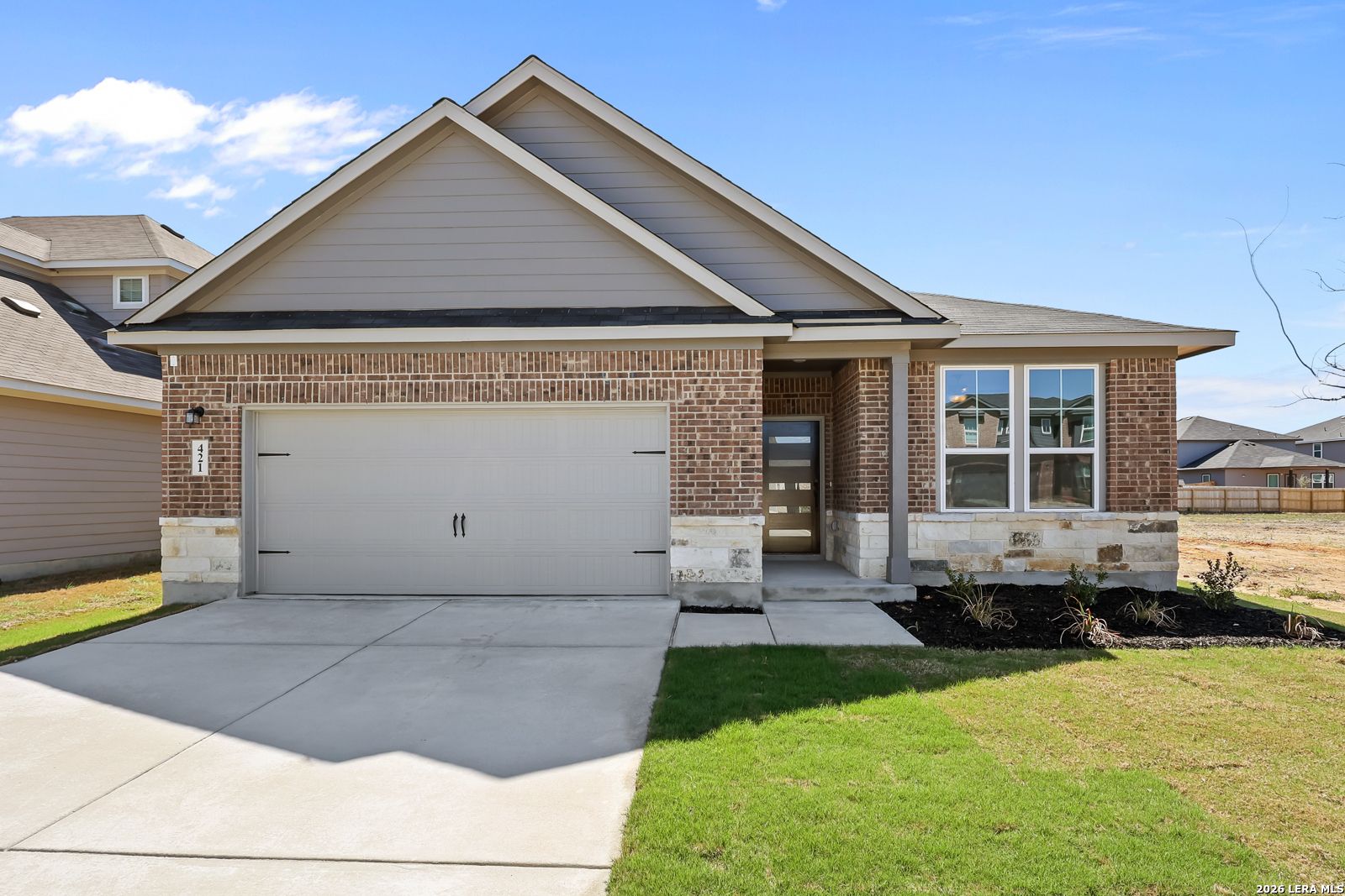 Exterior view of Davidson Homes' New Home at 421 Jacks Place