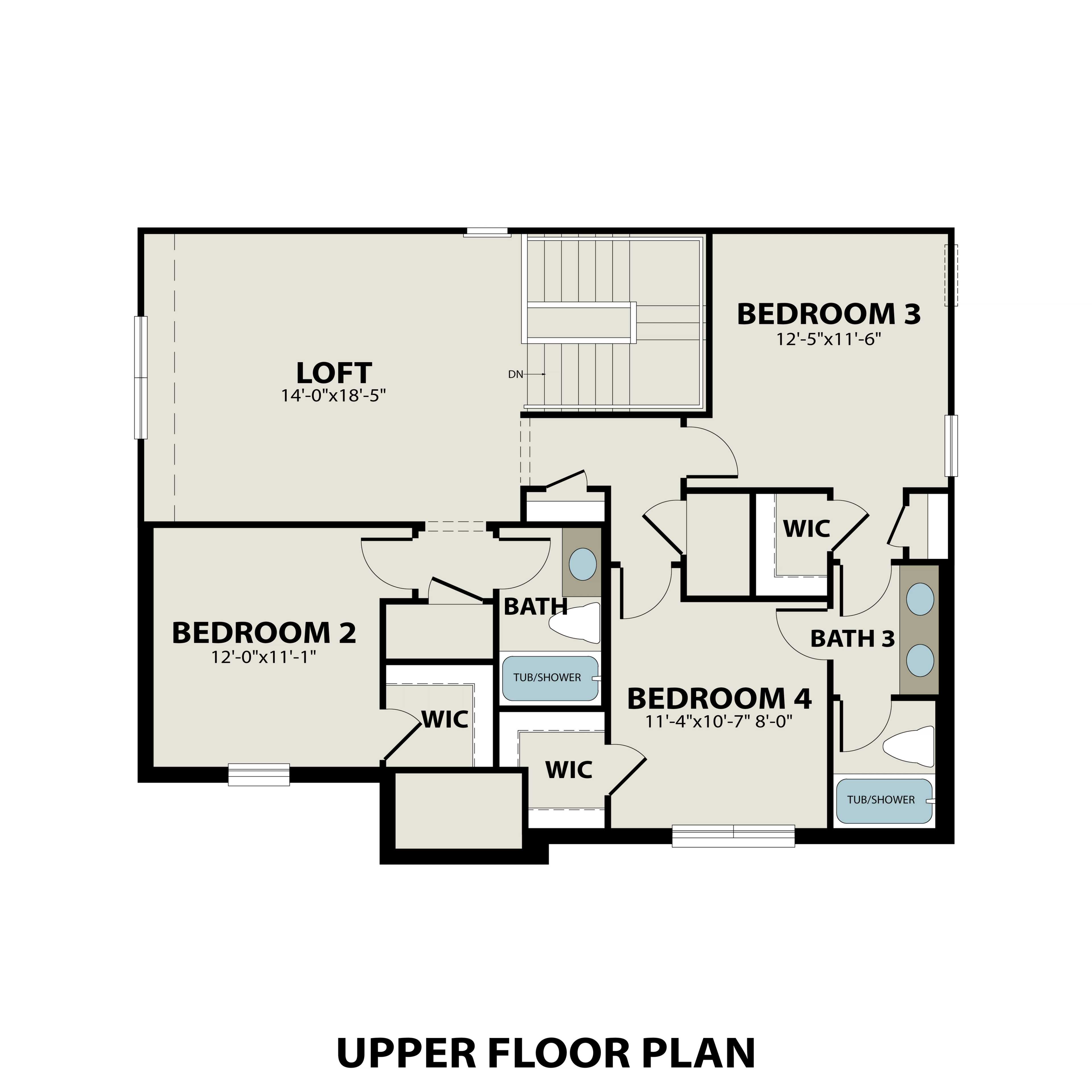 Upper Floor Plan