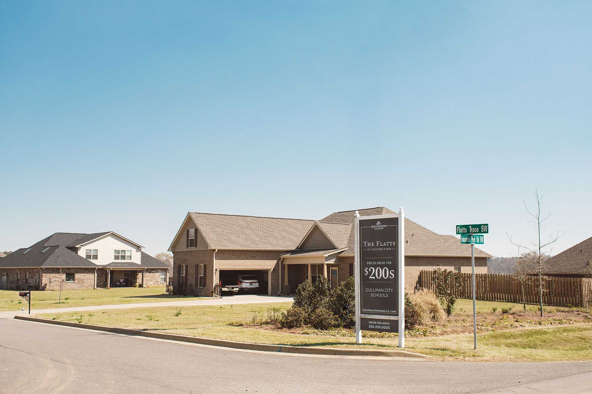 Entrance Sign at The Flatts at Fischer Farms