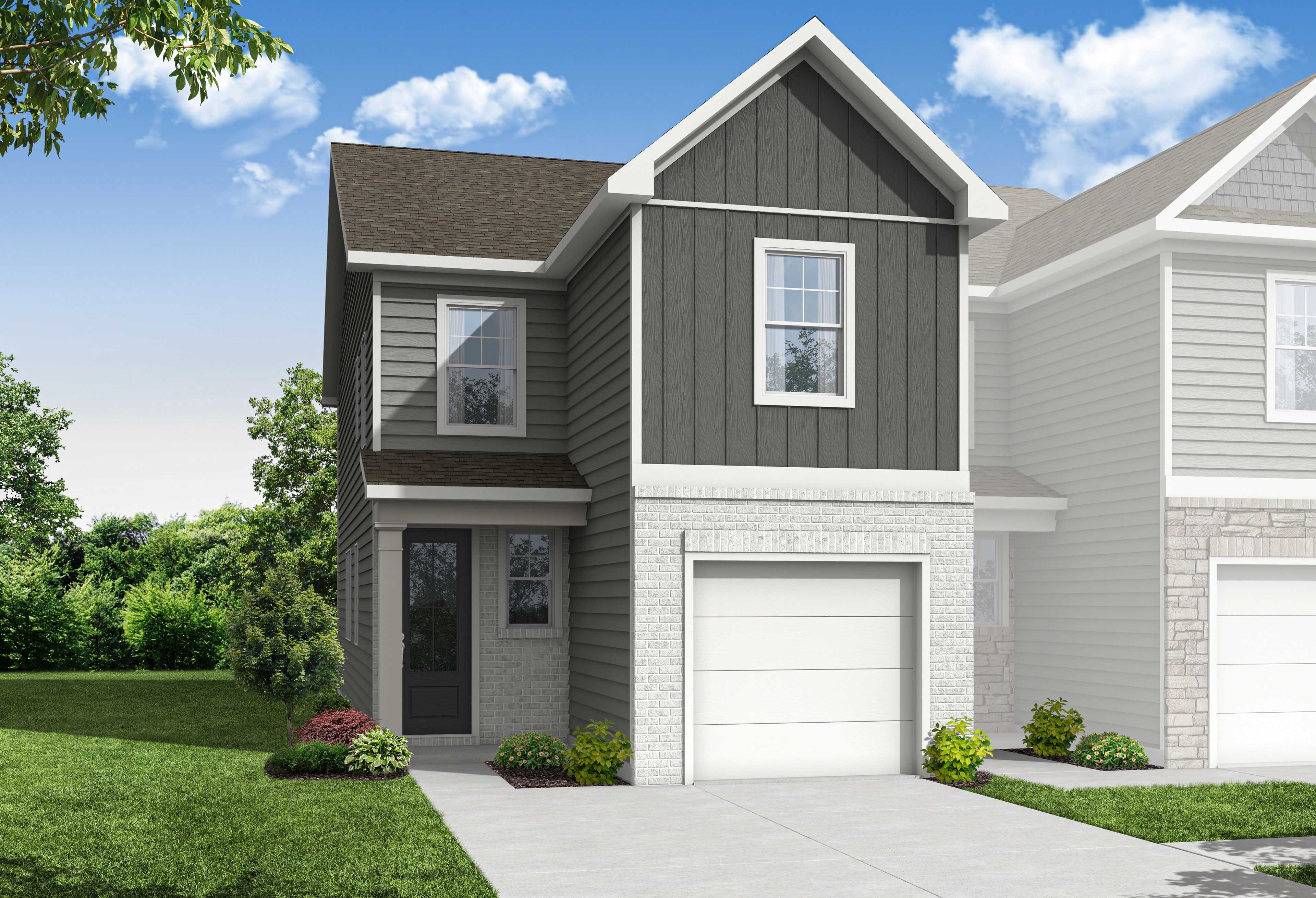 Exterior view of Davidson Homes' The Wilmington A Floor Plan