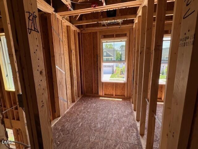 Wood frame construction of a bedroom in The Gavin A floor plan at Gregory Village in Lillington, North Carolina.