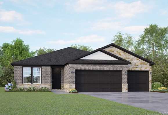 Exterior view of Davidson Homes' New Home at 14422 Verde Azul