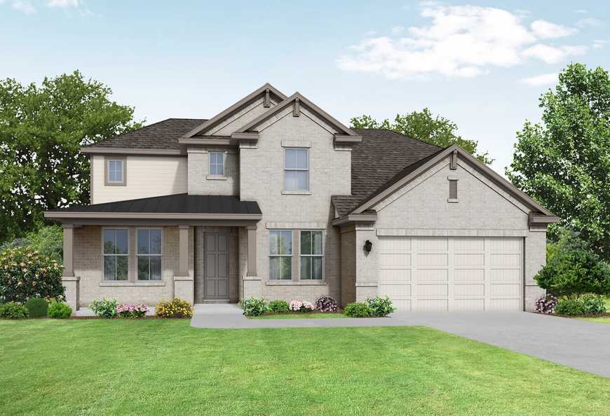 Exterior view of Davidson Homes' The Victoria Floor Plan