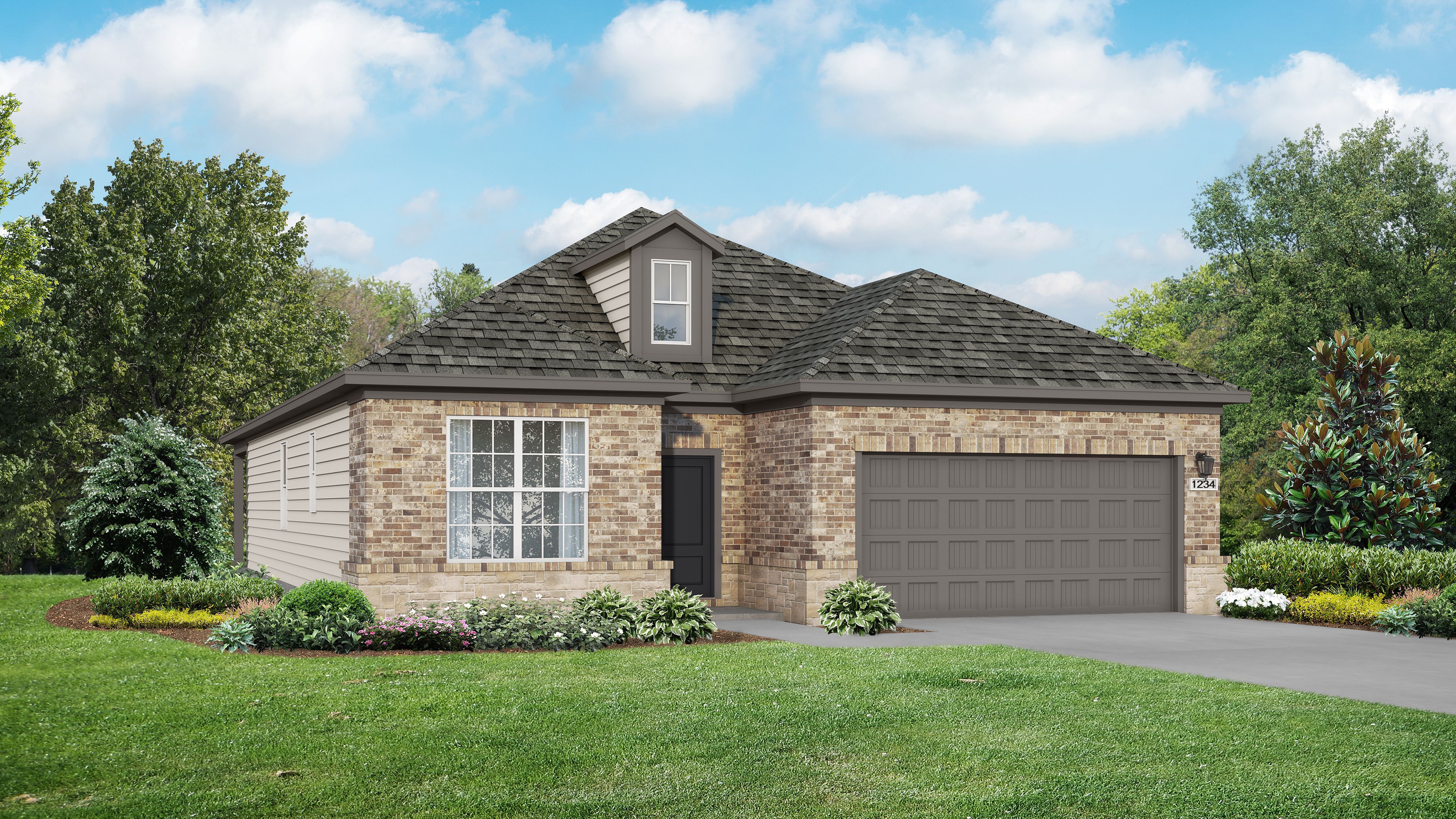Exterior view of Davidson Homes' New Home at 18710 Durango Plains Trail