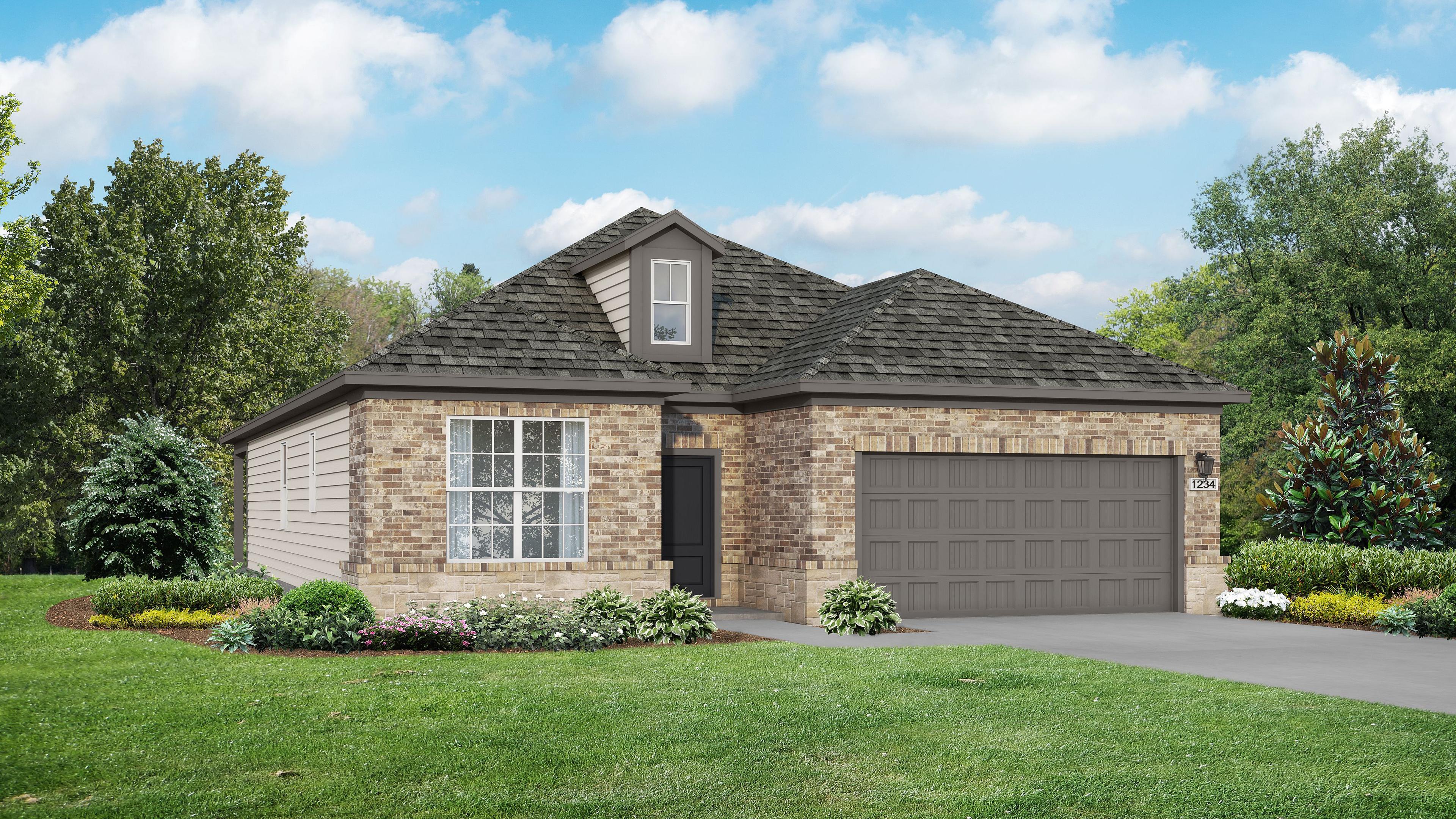 Exterior view of Davidson Homes' New Home at 18710 Durango Plains Trail