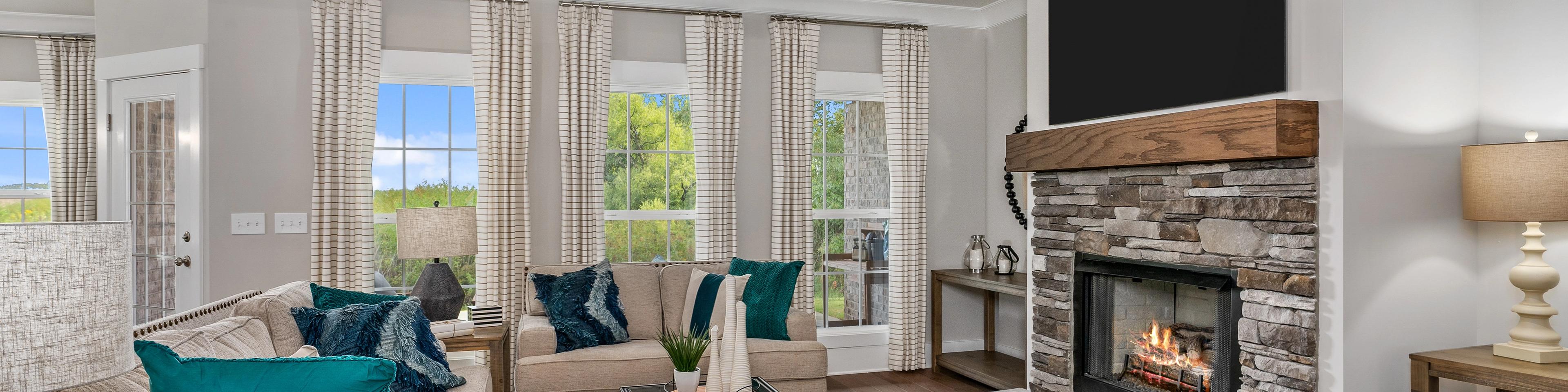 Kendall Downs Living Room with views