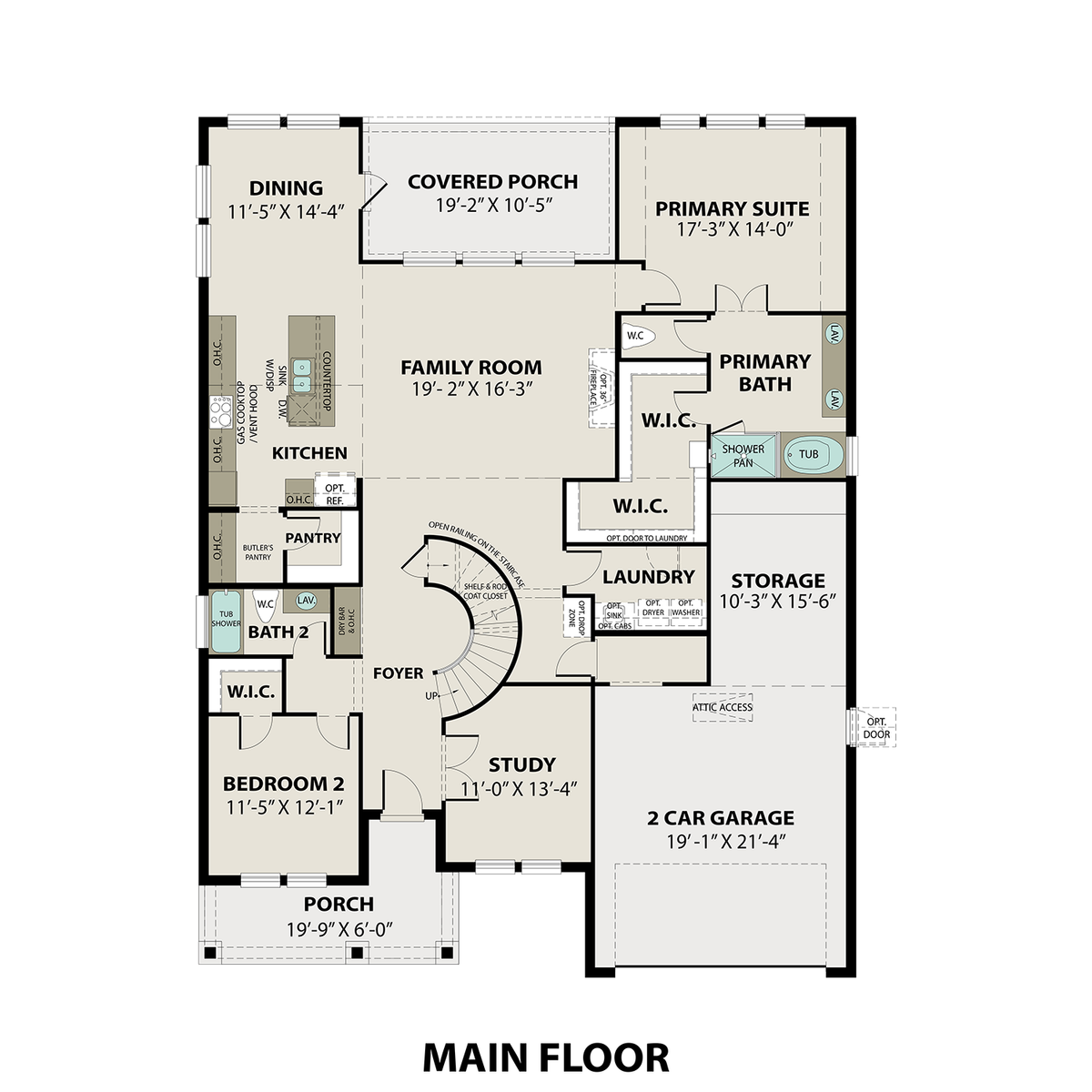 1 - The Victoria A buildable floor plan layout in Davidson Homes' The Executive Series at Lago Mar community.