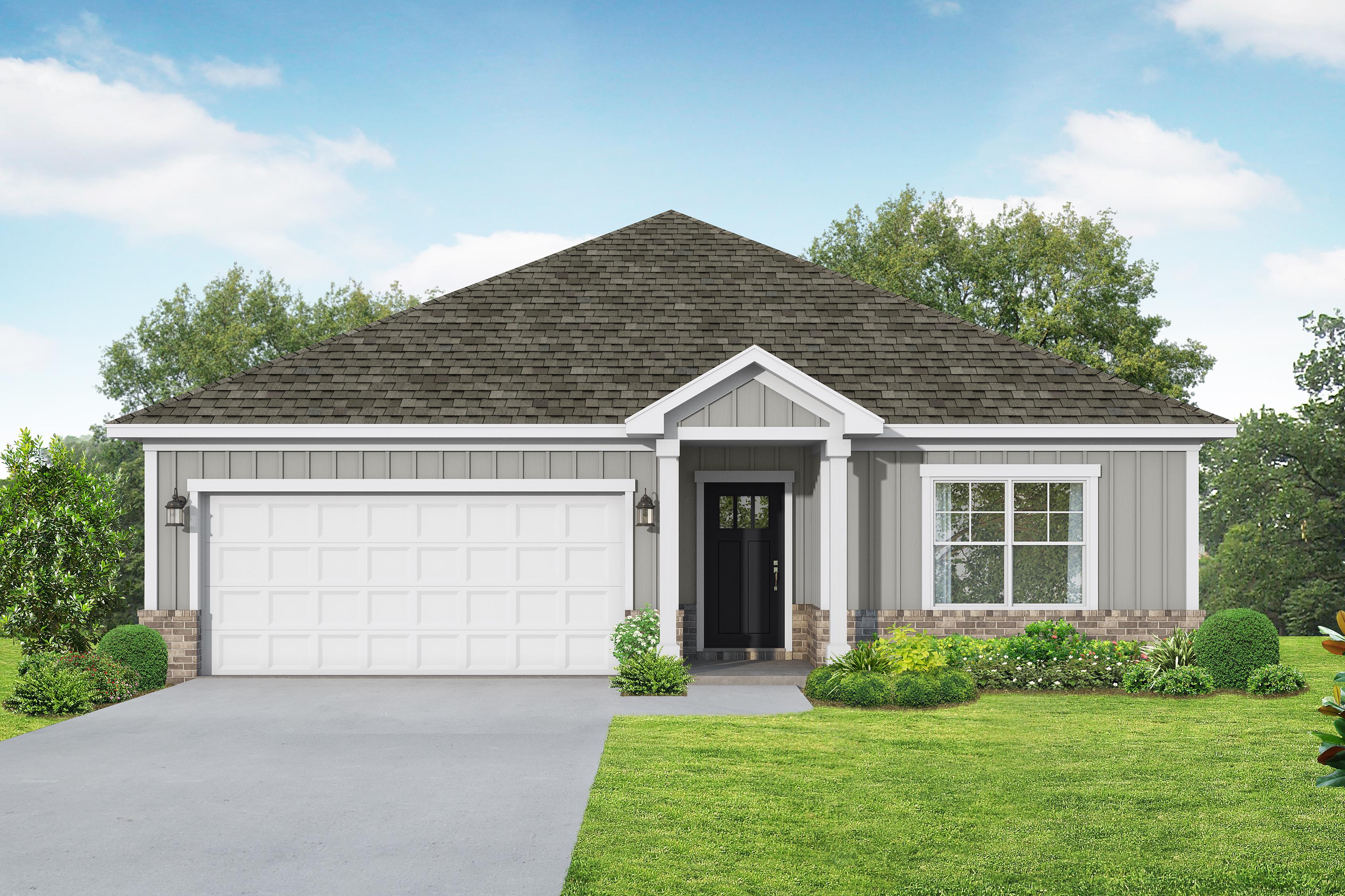 Davidson Homes' The Daphne E Floor Plan Rendering