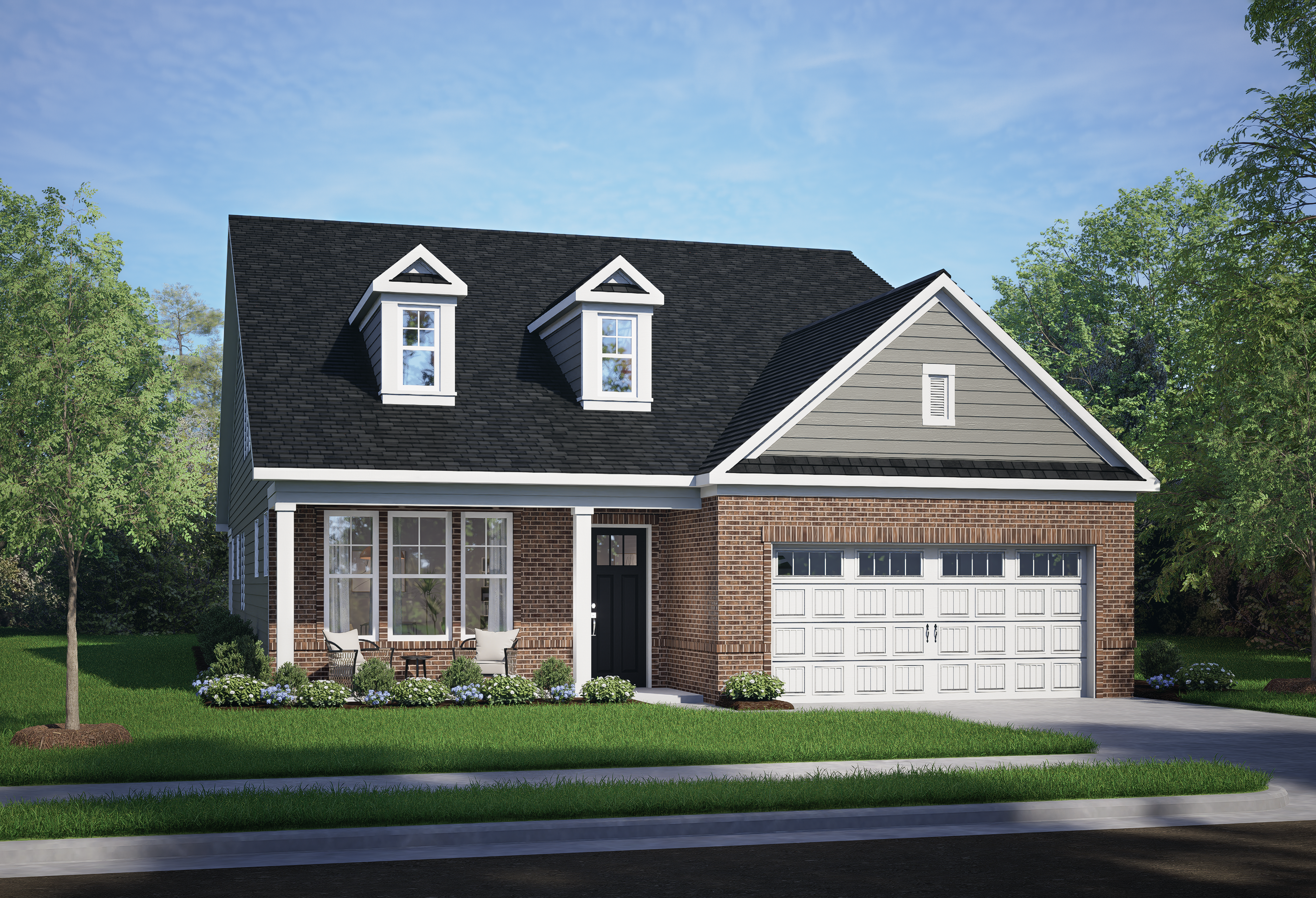 Exterior view of Davidson Homes' Birch II C Floor Plan