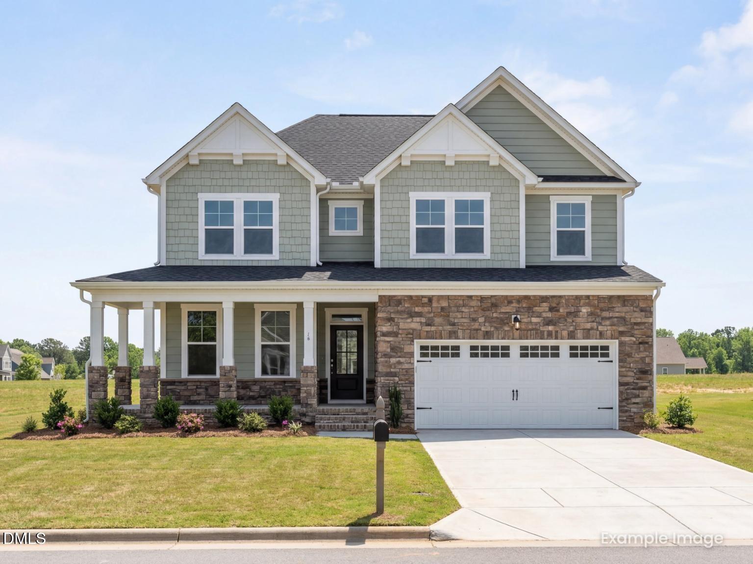 Exterior view of Davidson Homes' New Home at 741 Dragonfly Pond Way