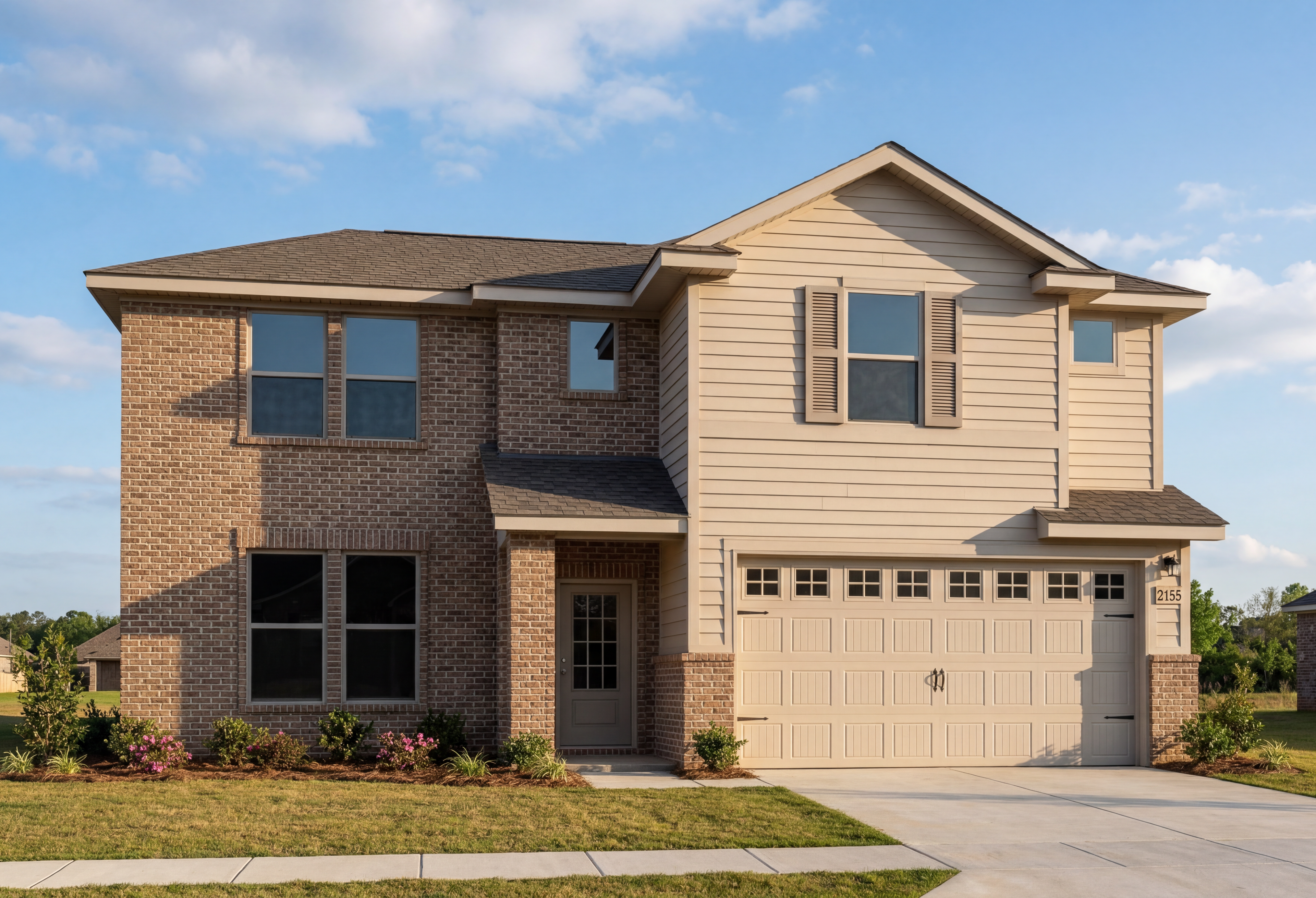 Exterior view of Davidson Homes' The Stella A Floor Plan