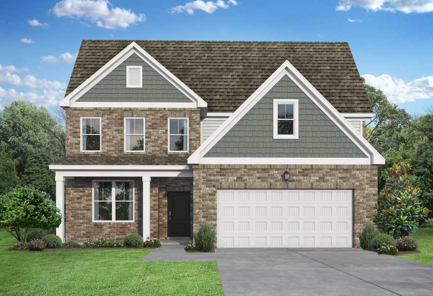 Exterior view of Davidson Homes' The Ash M Floor Plan