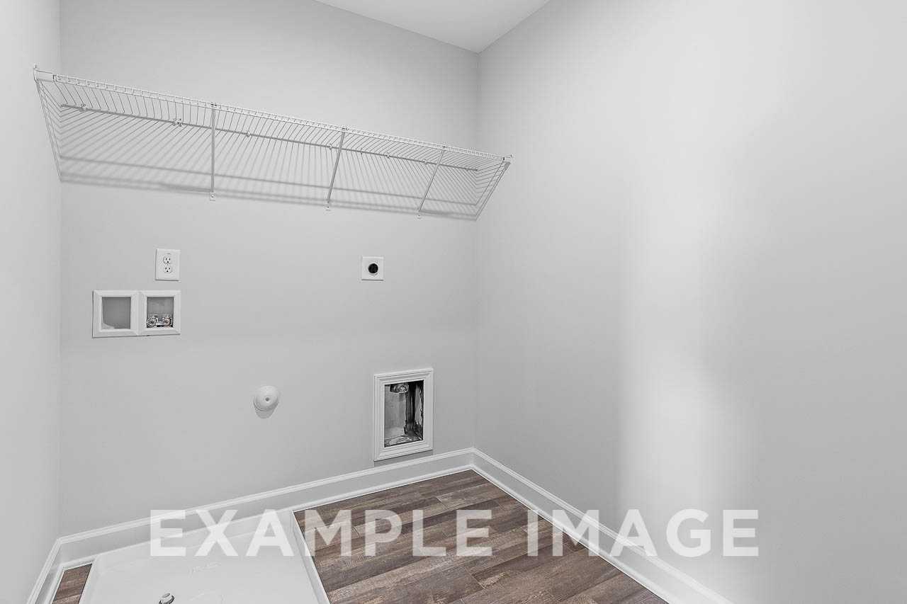 Davidson Homes The Chestnut Plan Laundry Room Unfurnished with Wall Shelving