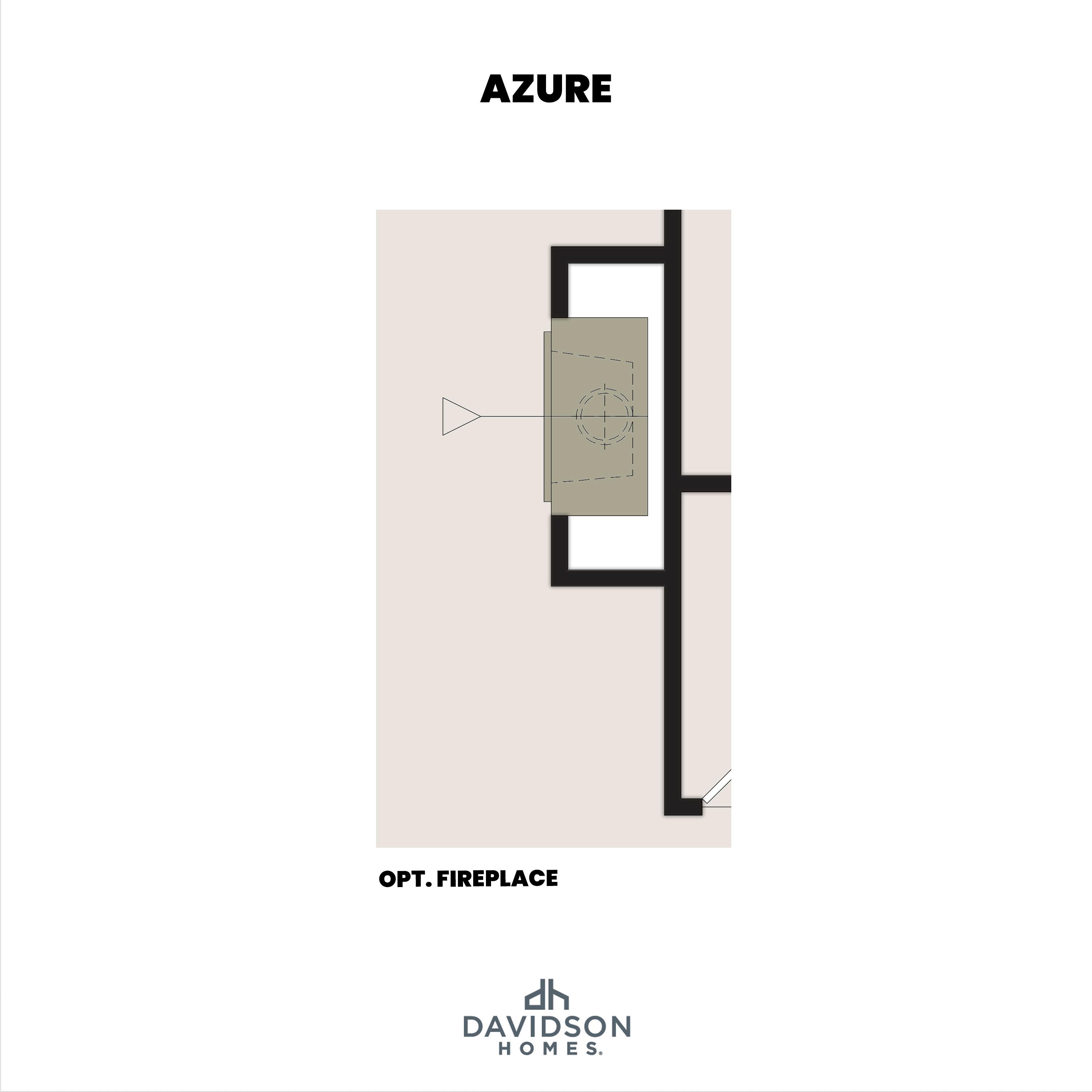 2 - The Azure A buildable floor plan layout in Davidson Homes Homes' North Ridge at Pronghorn Ranch community.