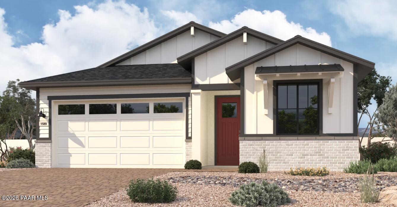 Exterior view of Davidson Homes' New Home at 1207 Thunder Trail