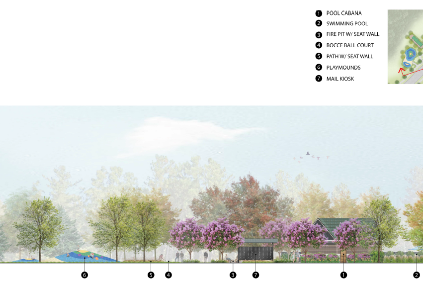 Amenity Rendering Elevation