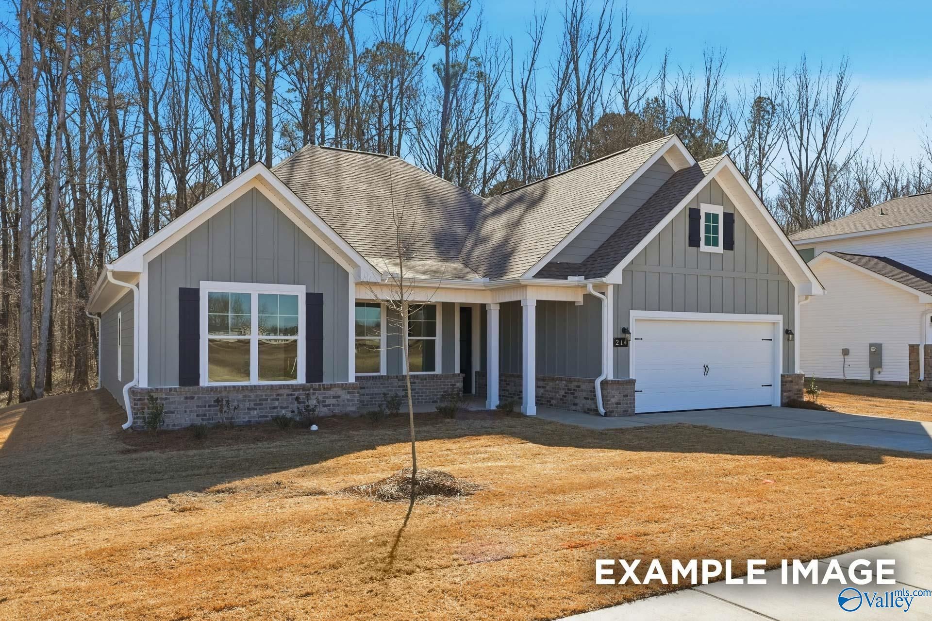 Exterior view of Davidson Homes' New Home at 214 Hidden River Drive