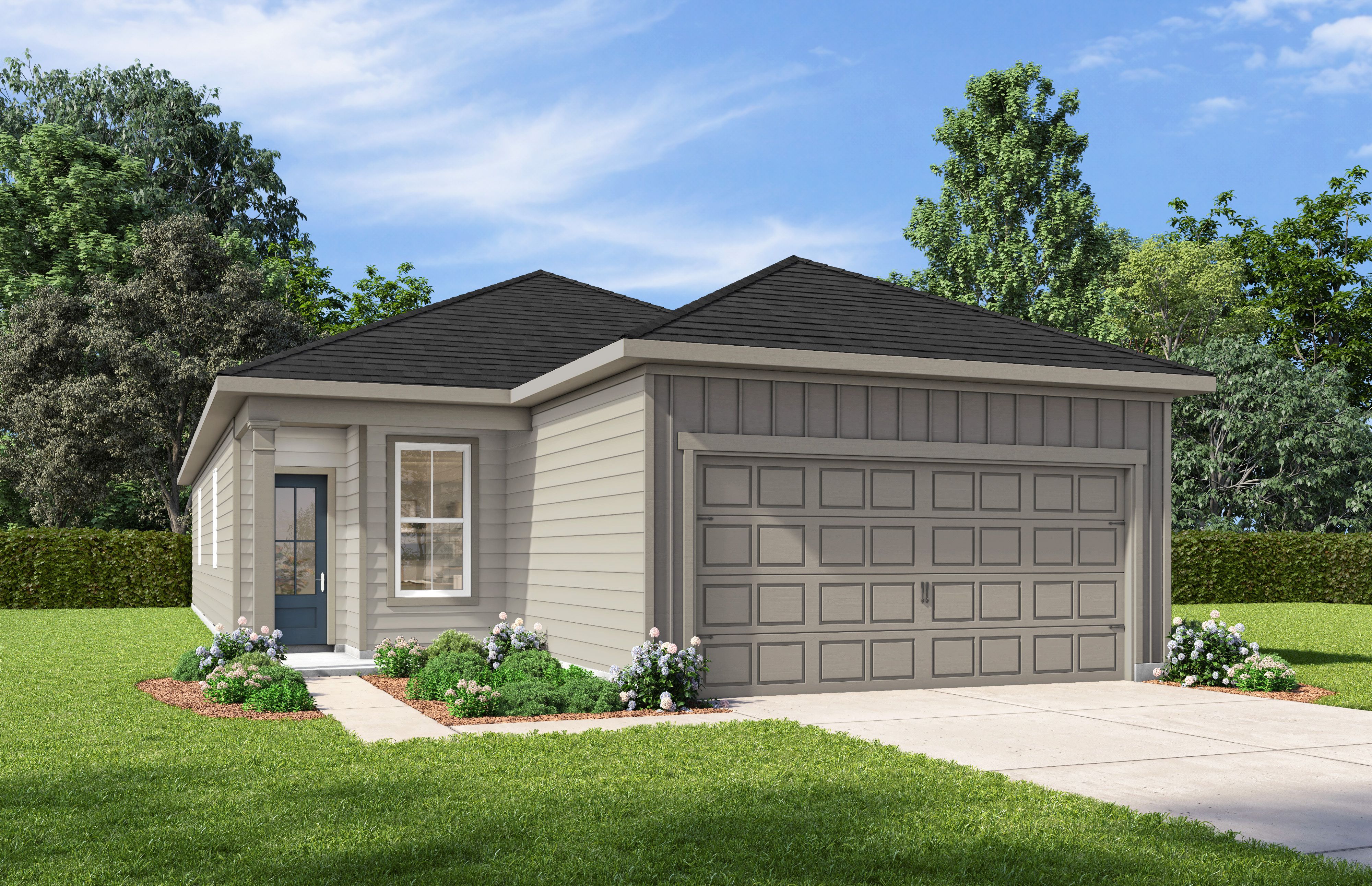 Exterior view of Davidson Homes' The Mesa A Floor Plan