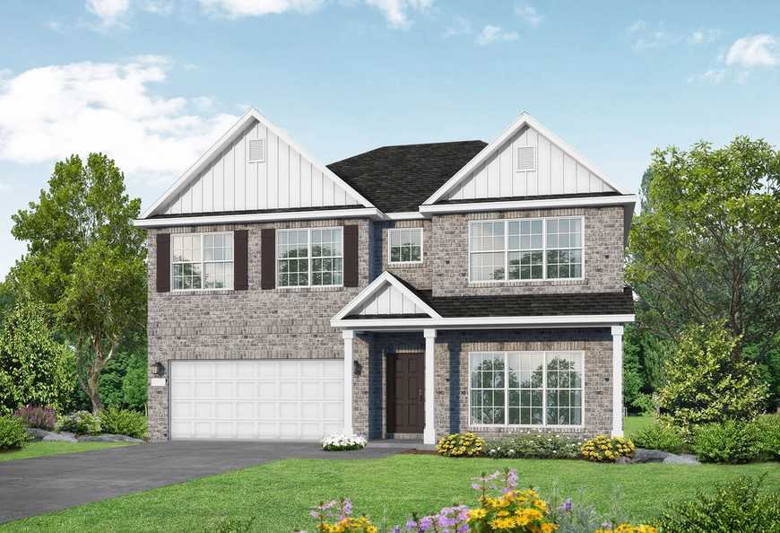 Exterior view of Davidson Homes' The Richmond D Floor Plan