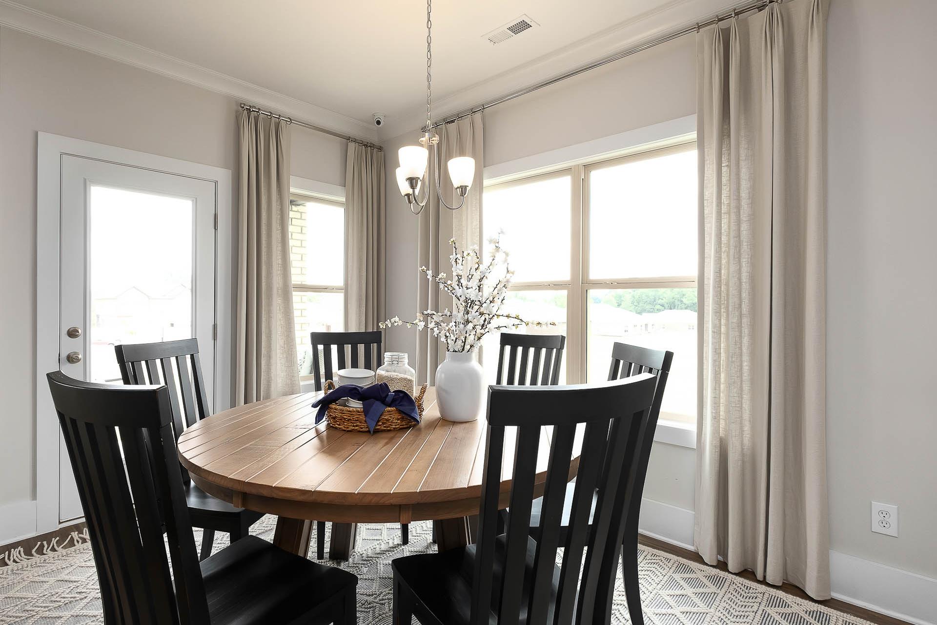 Breakfast Nook of Davidson Homes' The Daphne Floor Plan