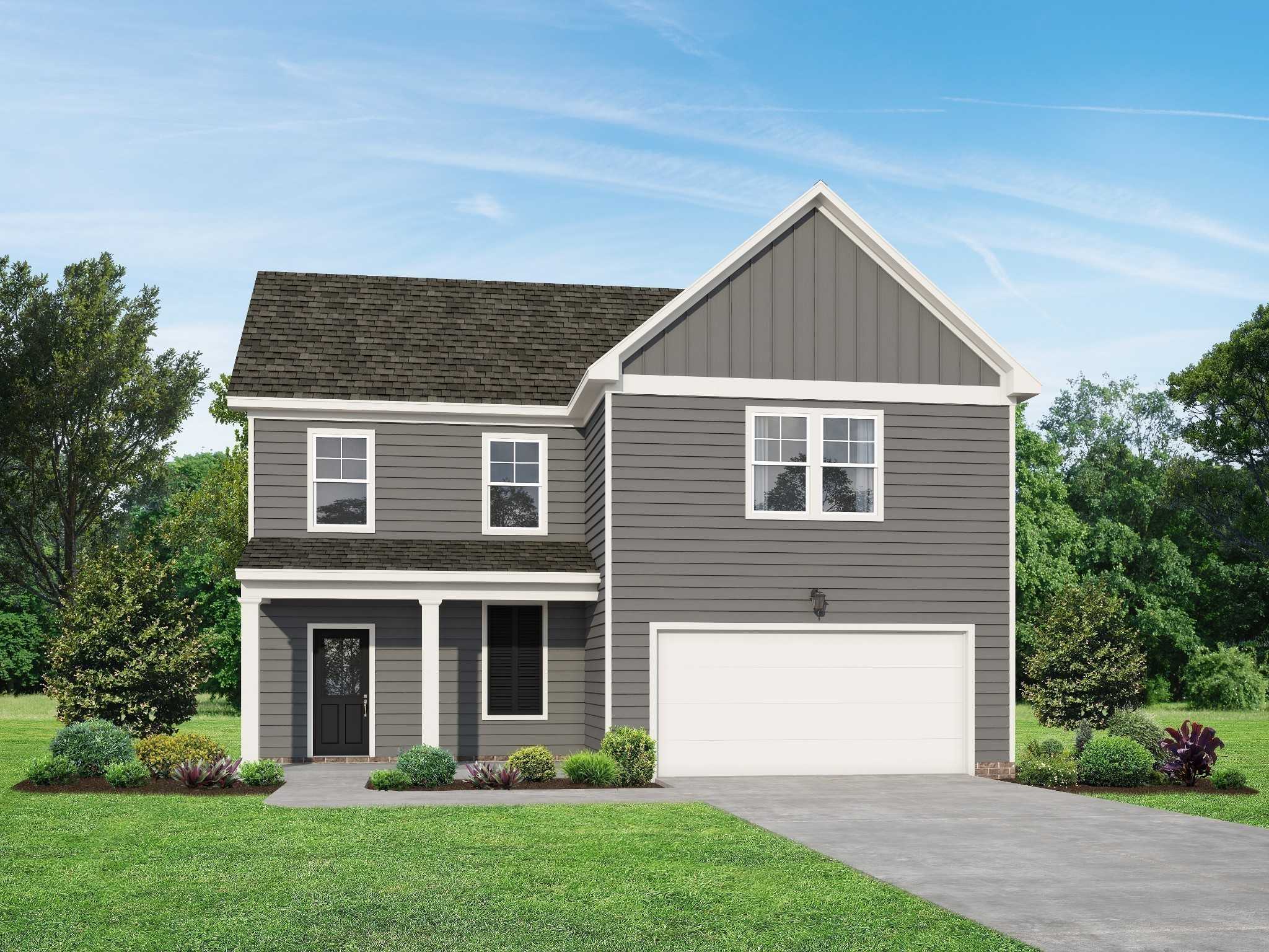 Exterior view of Davidson Homes' New Home at 7086 Sutton Drive