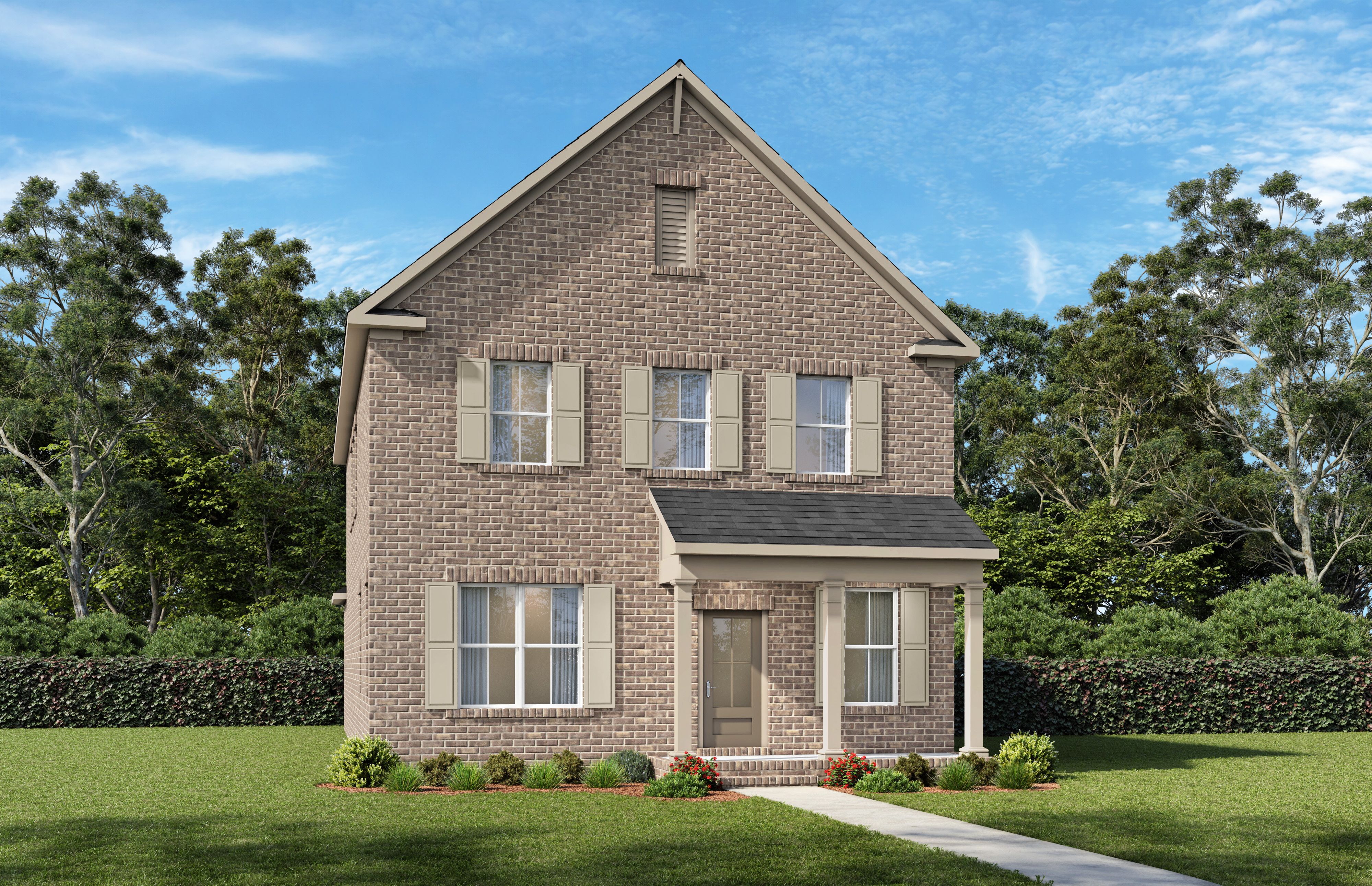 Exterior view of Davidson Homes' The Beaumont A Floor Plan