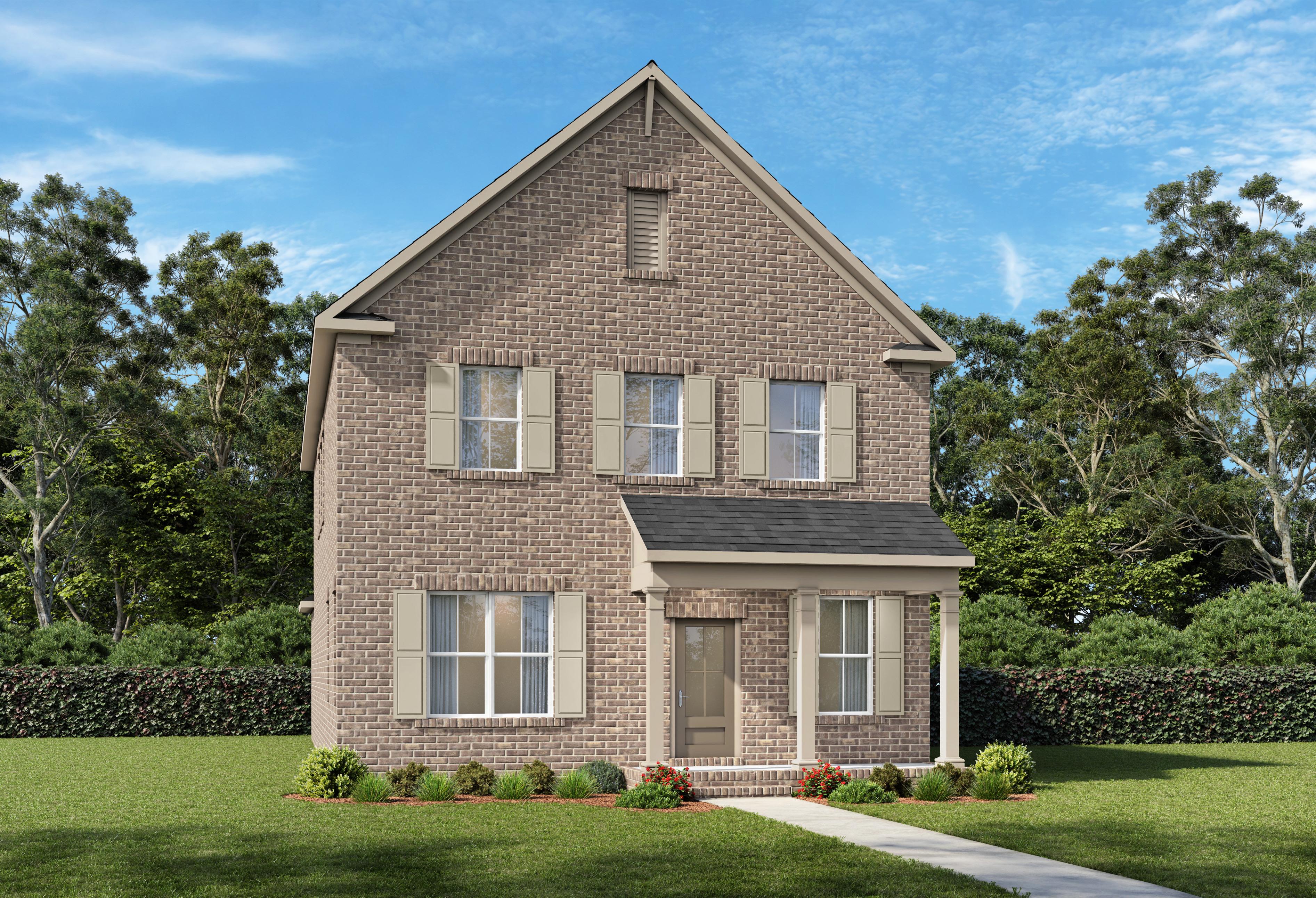 Exterior view of Davidson Homes' The Beaumont A Floor Plan