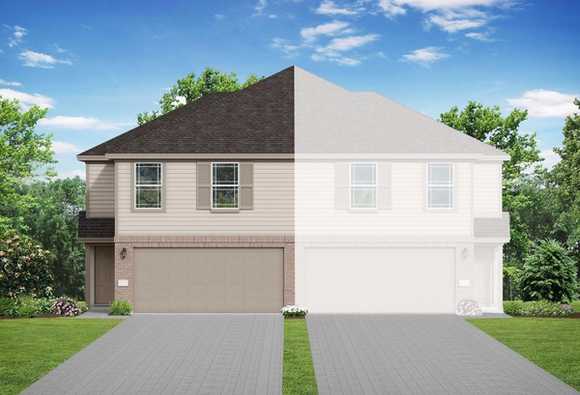 Exterior view of Davidson Homes' The Lily B Floor Plan
