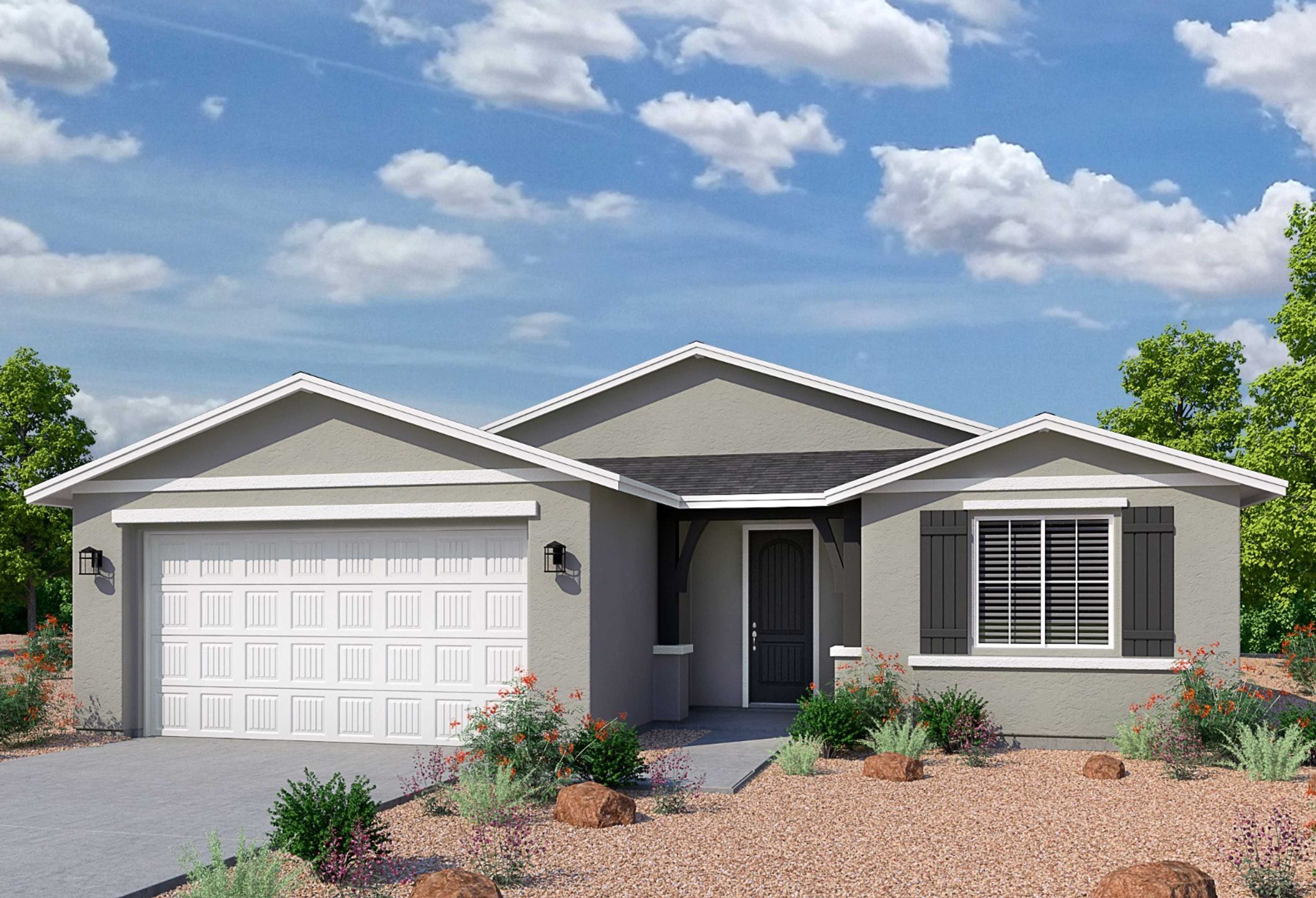 Exterior view of Davidson Homes' The Sheridan II Floor Plan