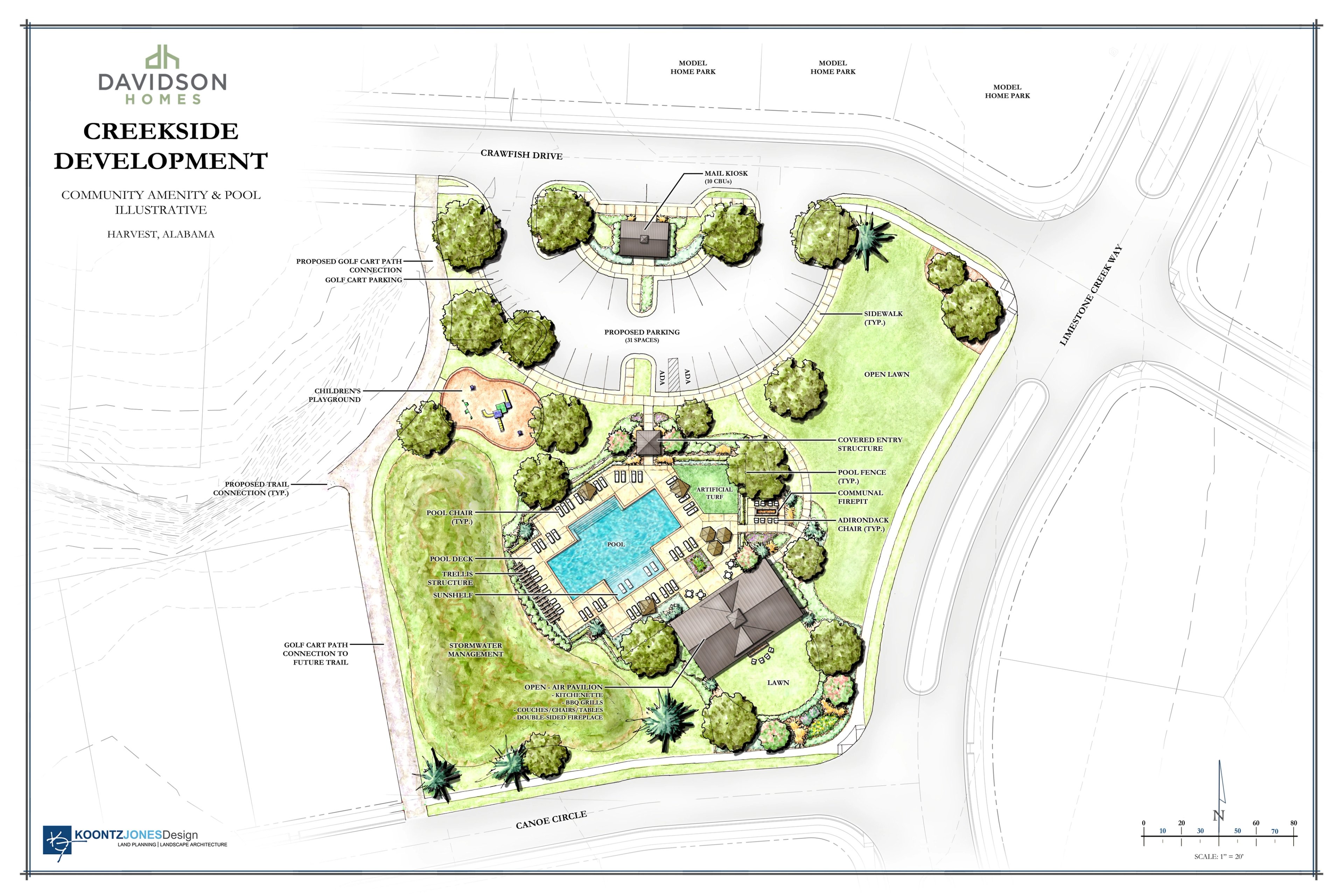 Creekside Pool & Cabana